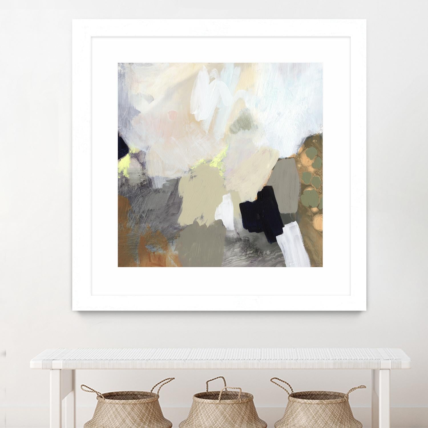 Alpenpass II by Victoria Barnes on GIANT ART - beige abstract abstract