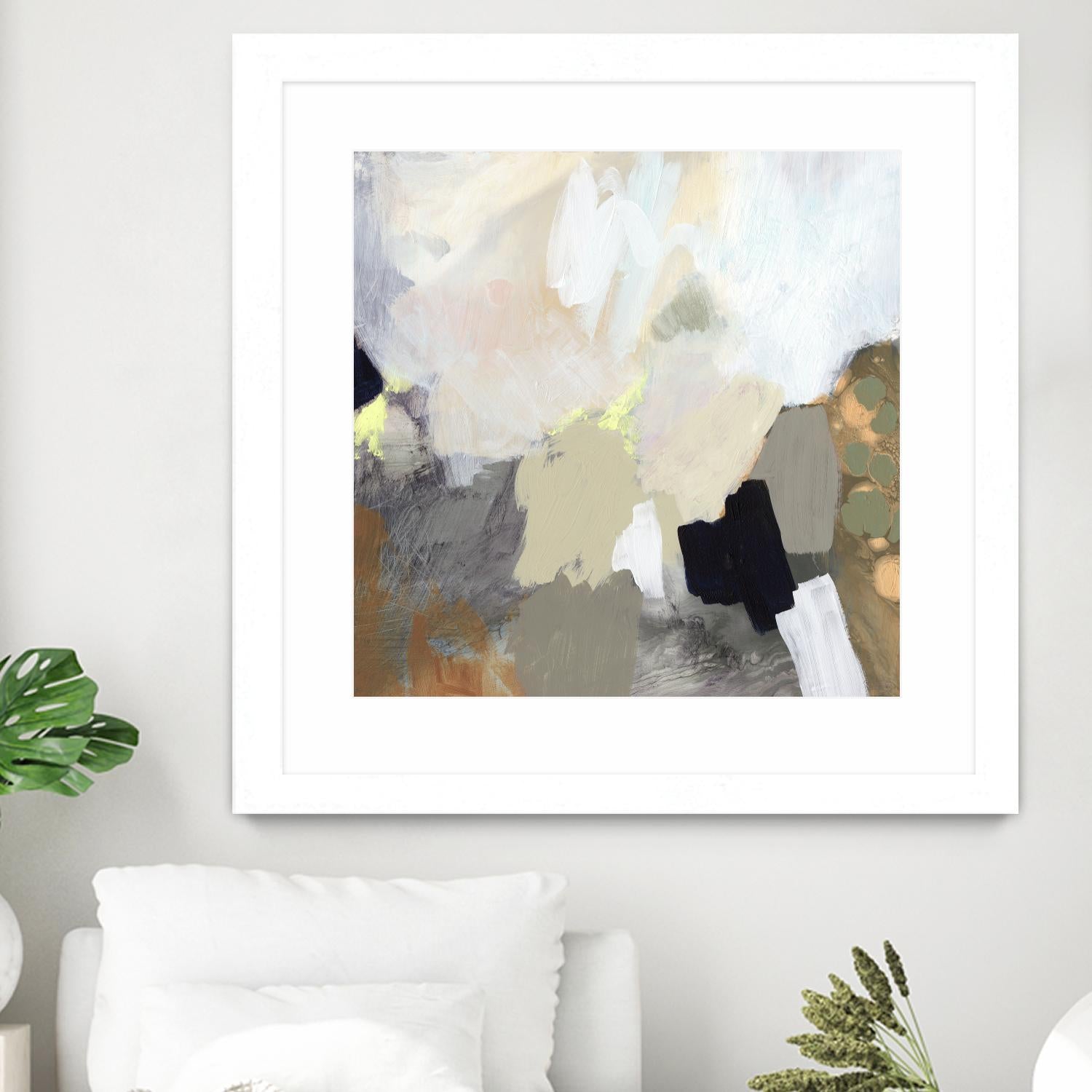 Alpenpass II by Victoria Barnes on GIANT ART - beige abstract abstract