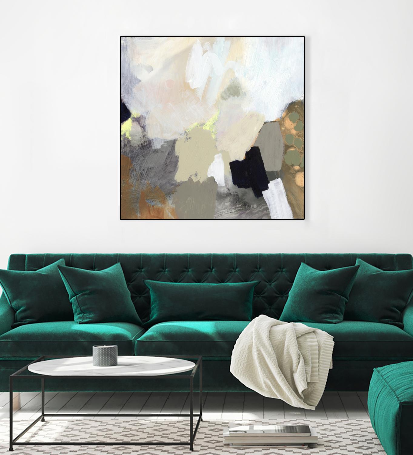 Alpenpass II by Victoria Barnes on GIANT ART - beige abstract abstract