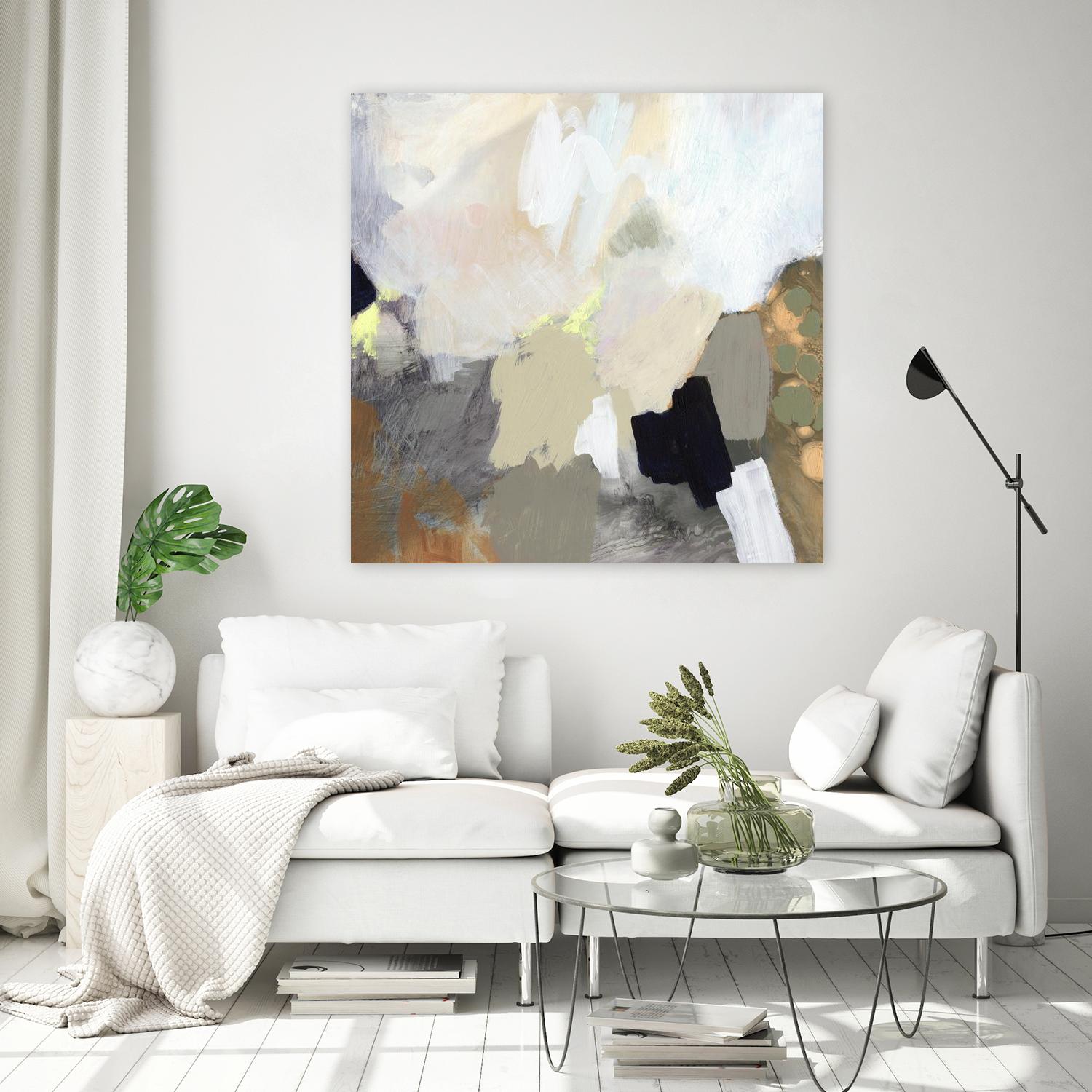 Alpenpass II by Victoria Barnes on GIANT ART - beige abstract abstract