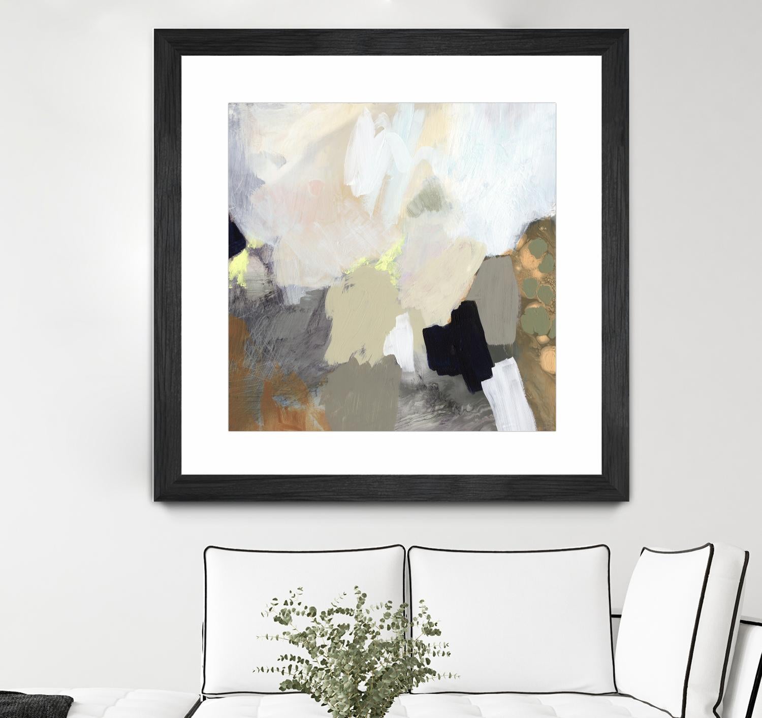 Alpenpass II by Victoria Barnes on GIANT ART - beige abstract abstract