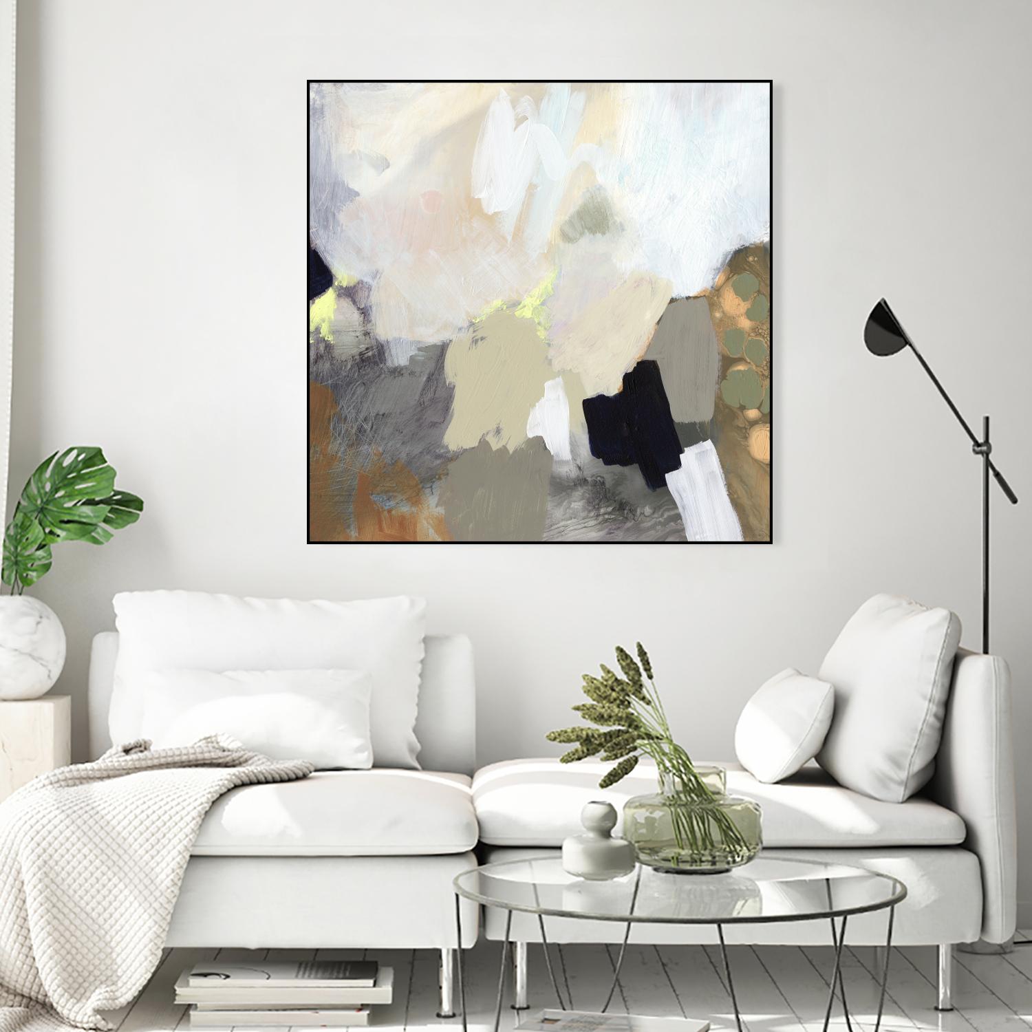 Alpenpass II by Victoria Barnes on GIANT ART - beige abstract abstract