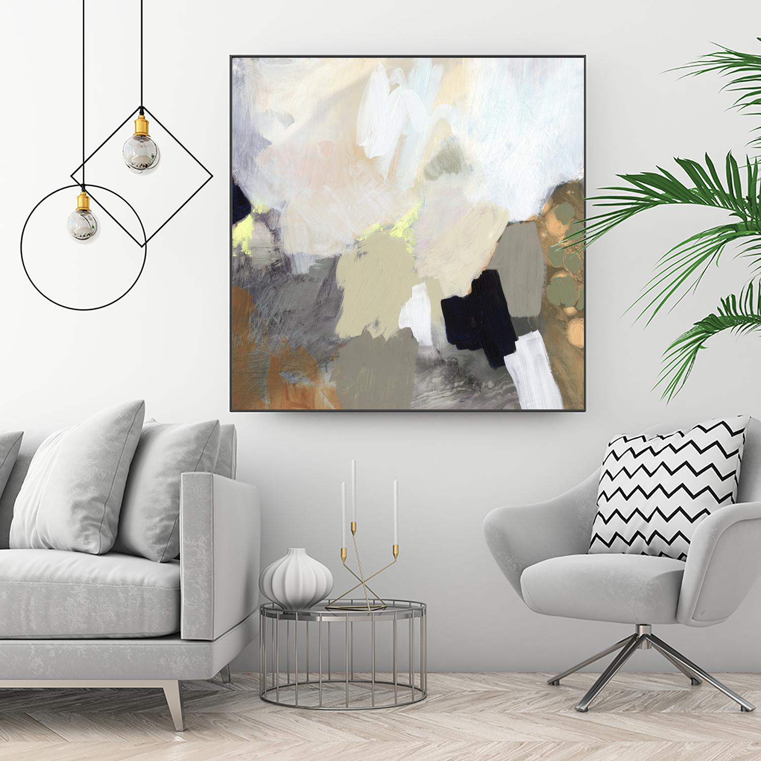 Alpenpass II by Victoria Barnes on GIANT ART - beige abstract abstract