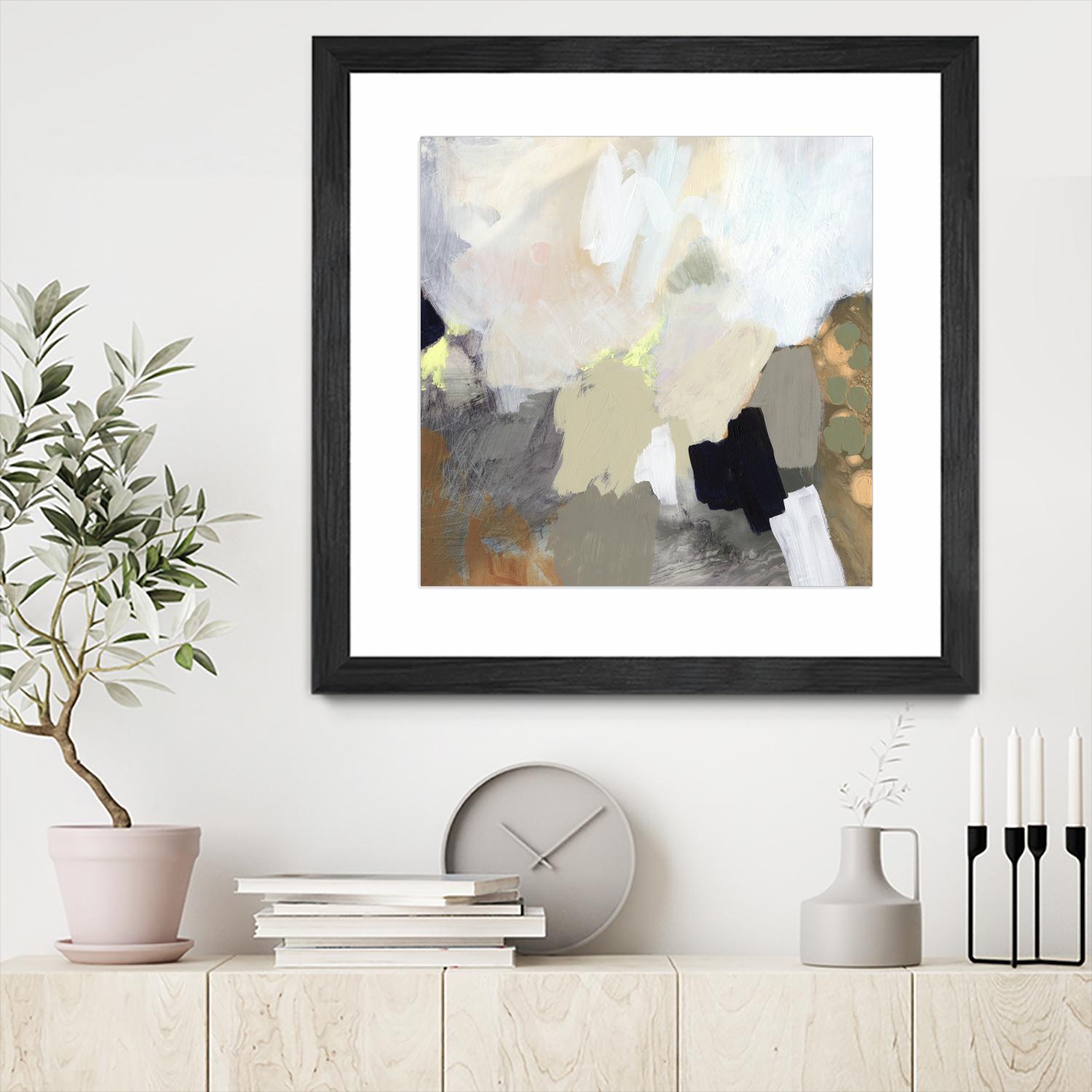 Alpenpass II by Victoria Barnes on GIANT ART - beige abstract abstract