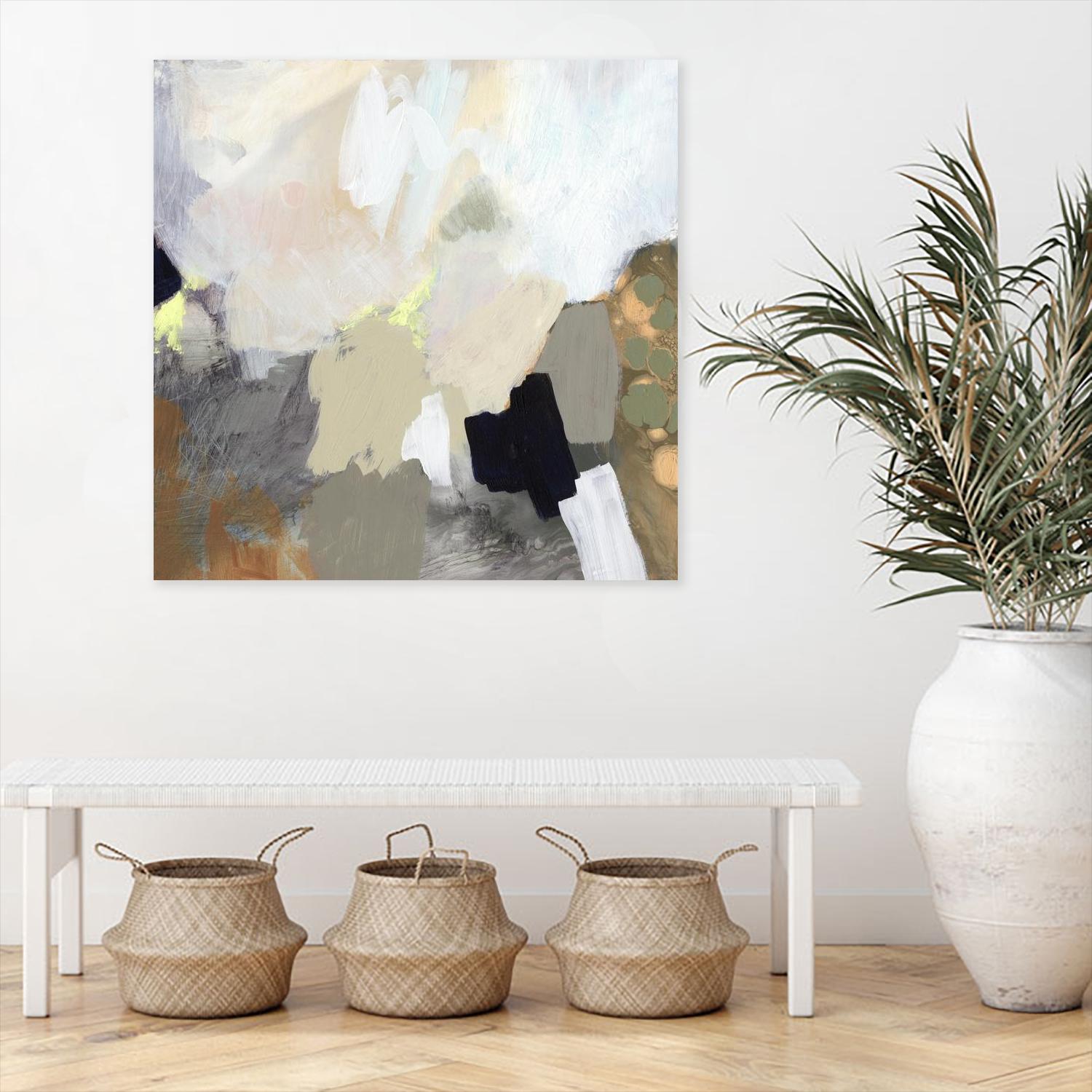 Alpenpass II by Victoria Barnes on GIANT ART - beige abstract abstract