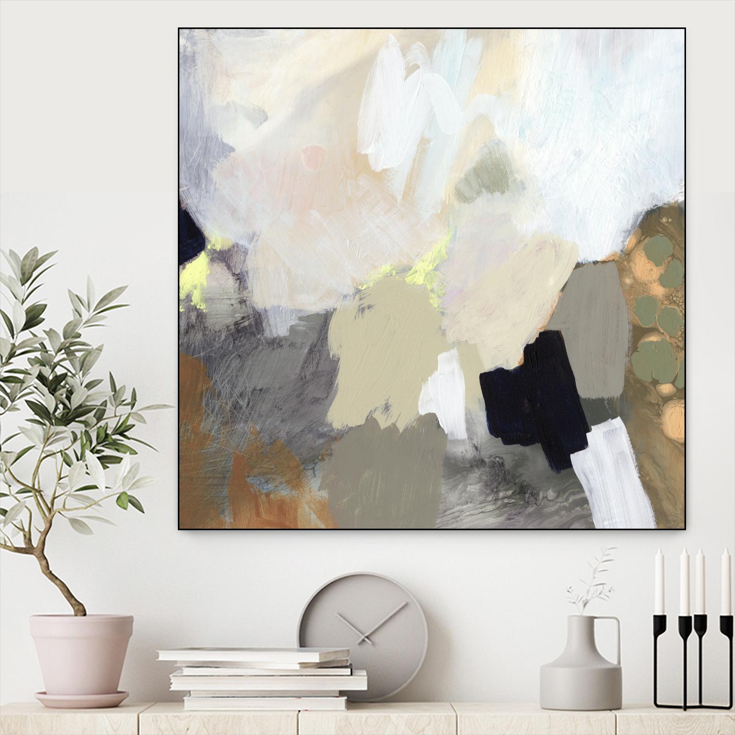 Alpenpass II by Victoria Barnes on GIANT ART - beige abstract abstract