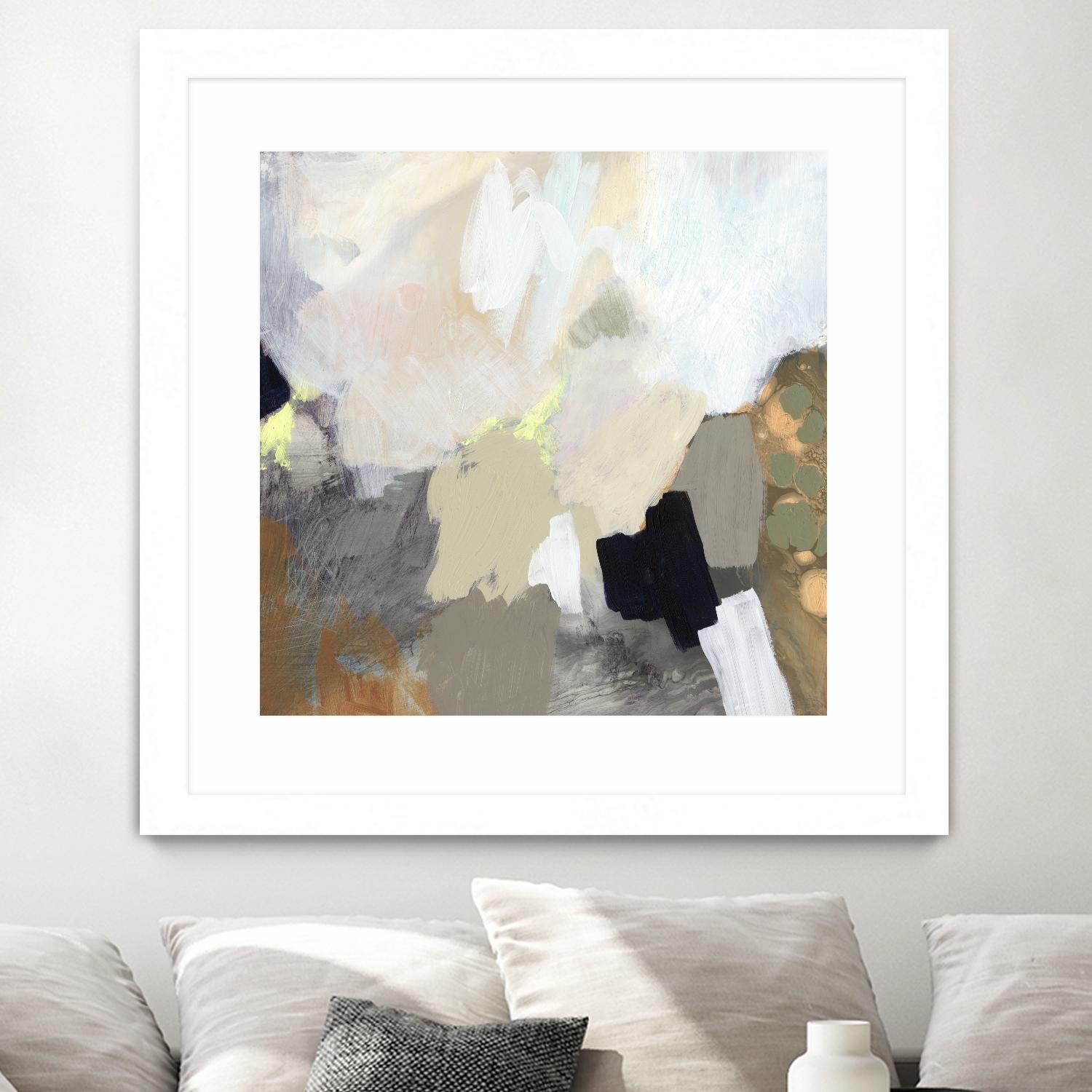 Alpenpass II by Victoria Barnes on GIANT ART - beige abstract abstract