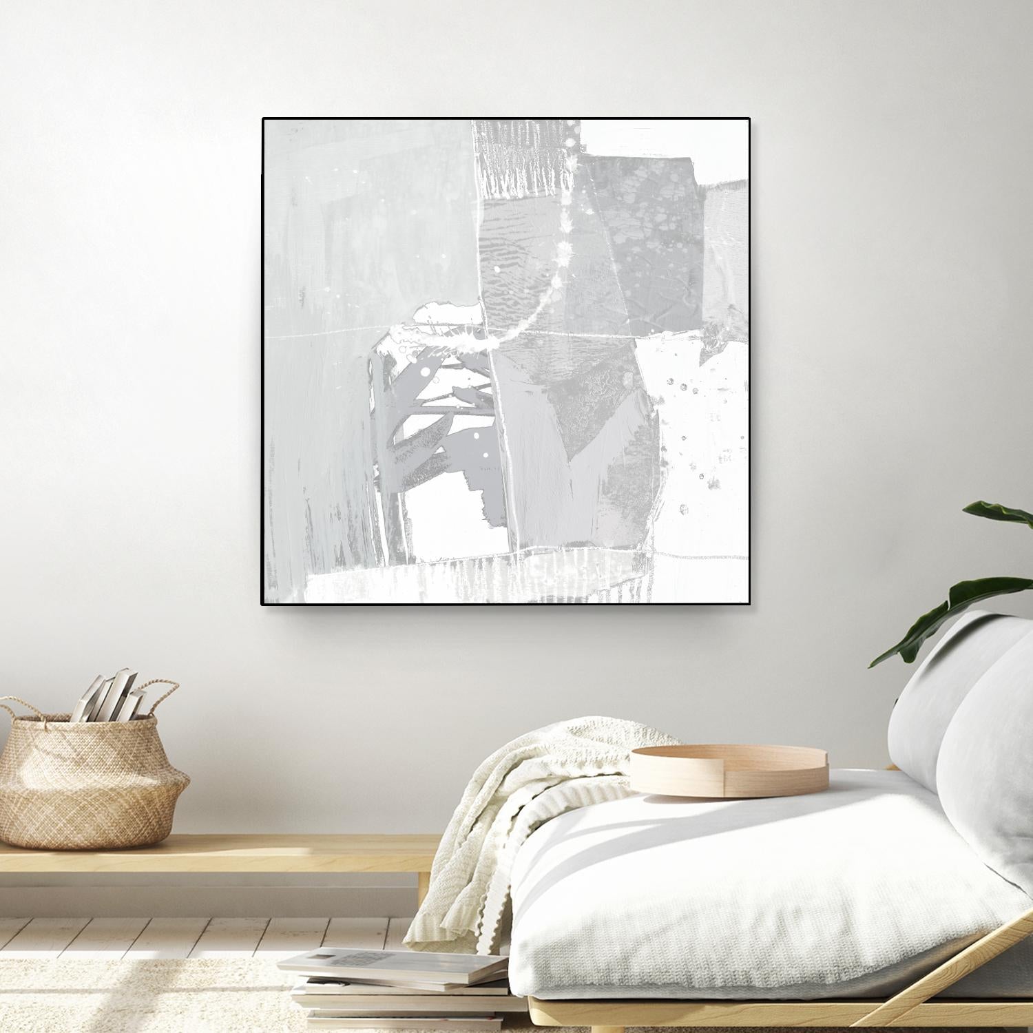 Composition Neutral I by Jennifer Goldberger on GIANT ART - white abstract abstract