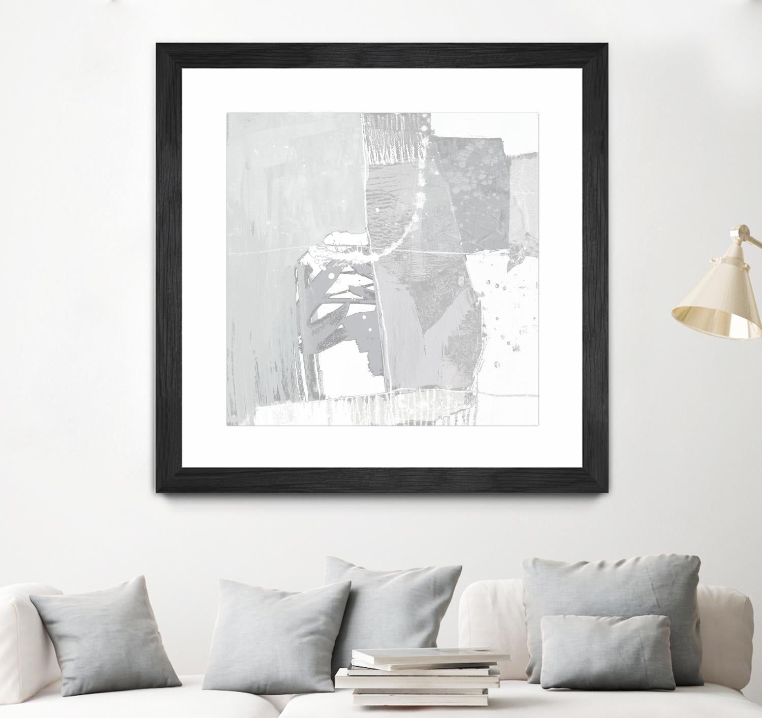 Composition Neutral I by Jennifer Goldberger on GIANT ART - white abstract abstract