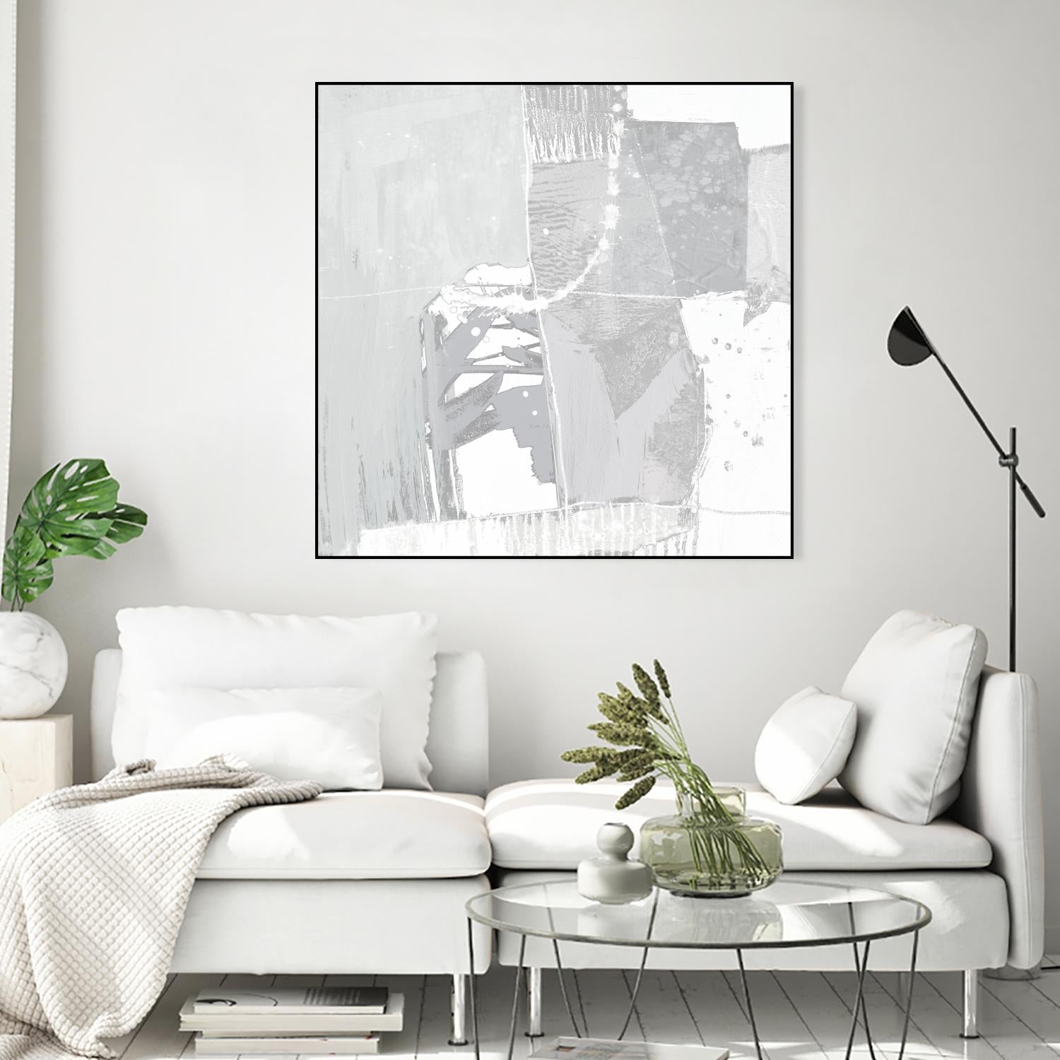 Composition Neutral I by Jennifer Goldberger on GIANT ART - white abstract abstract