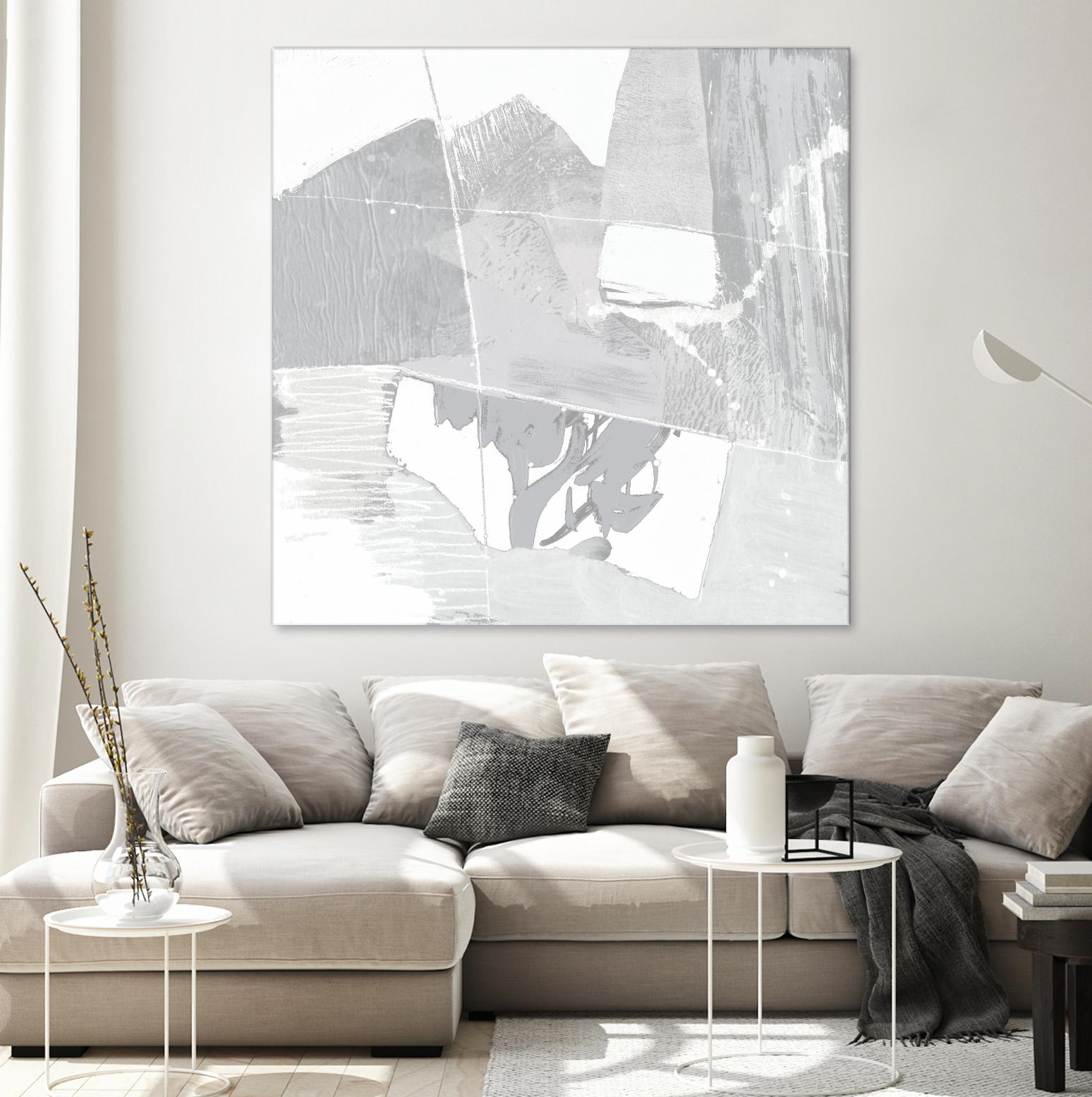 Composition Neutral II by Jennifer Goldberger on GIANT ART - white abstract abstract