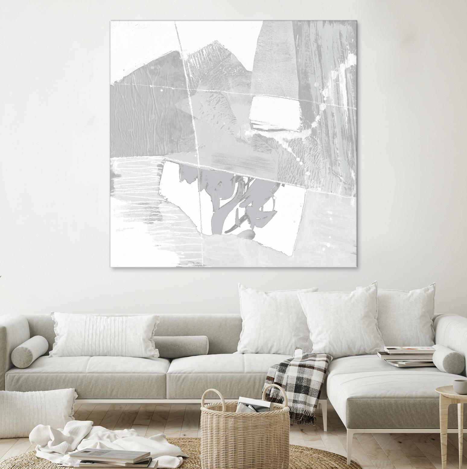 Composition Neutral II by Jennifer Goldberger on GIANT ART - white abstract abstract
