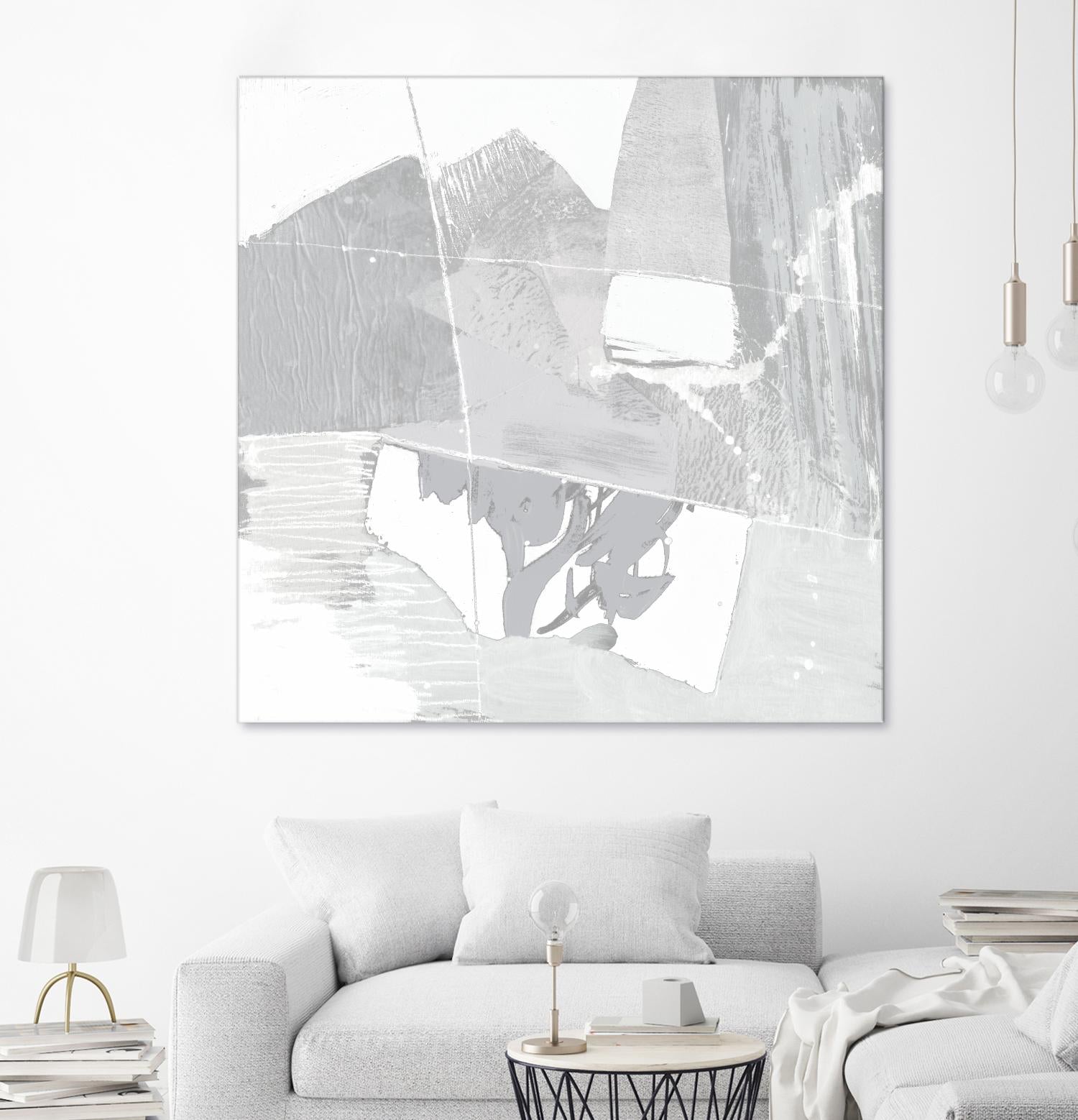 Composition Neutral II by Jennifer Goldberger on GIANT ART - white abstract abstract