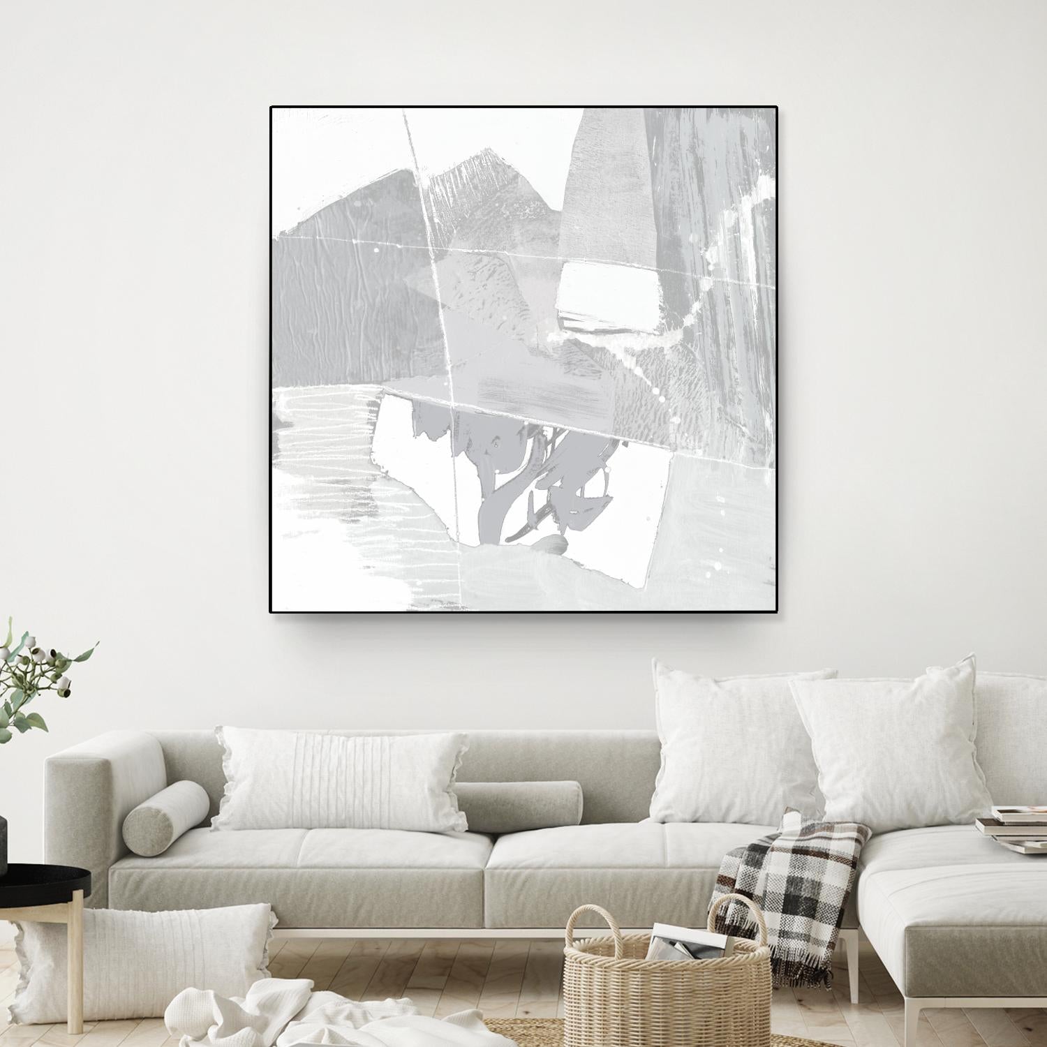 Composition Neutral II by Jennifer Goldberger on GIANT ART - white abstract abstract