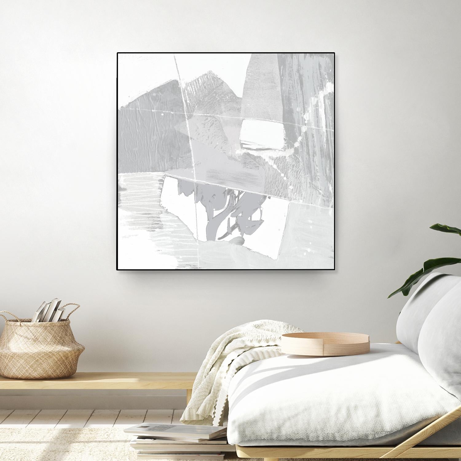 Composition Neutral II by Jennifer Goldberger on GIANT ART - white abstract abstract