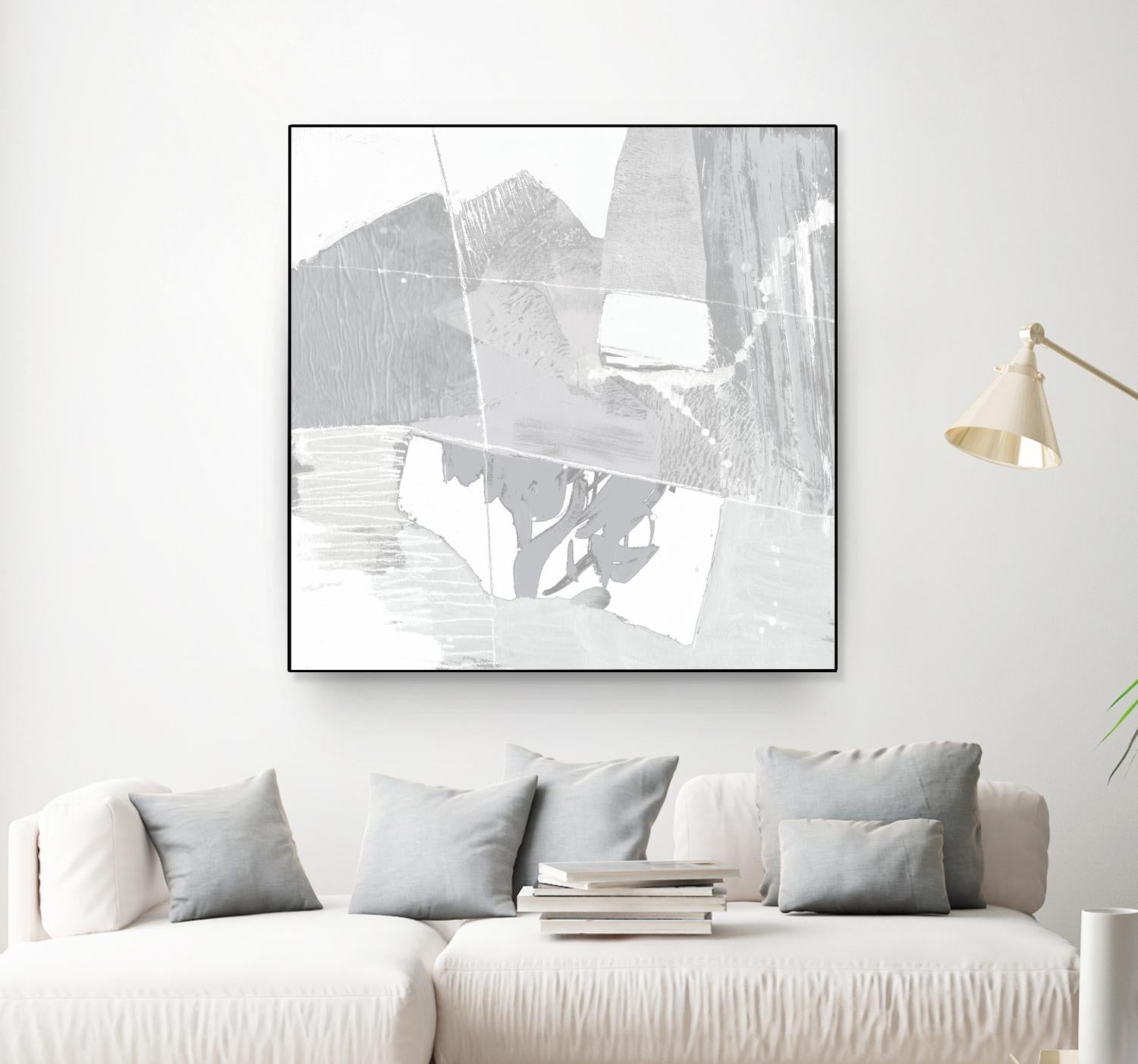 Composition Neutral II by Jennifer Goldberger on GIANT ART - white abstract abstract