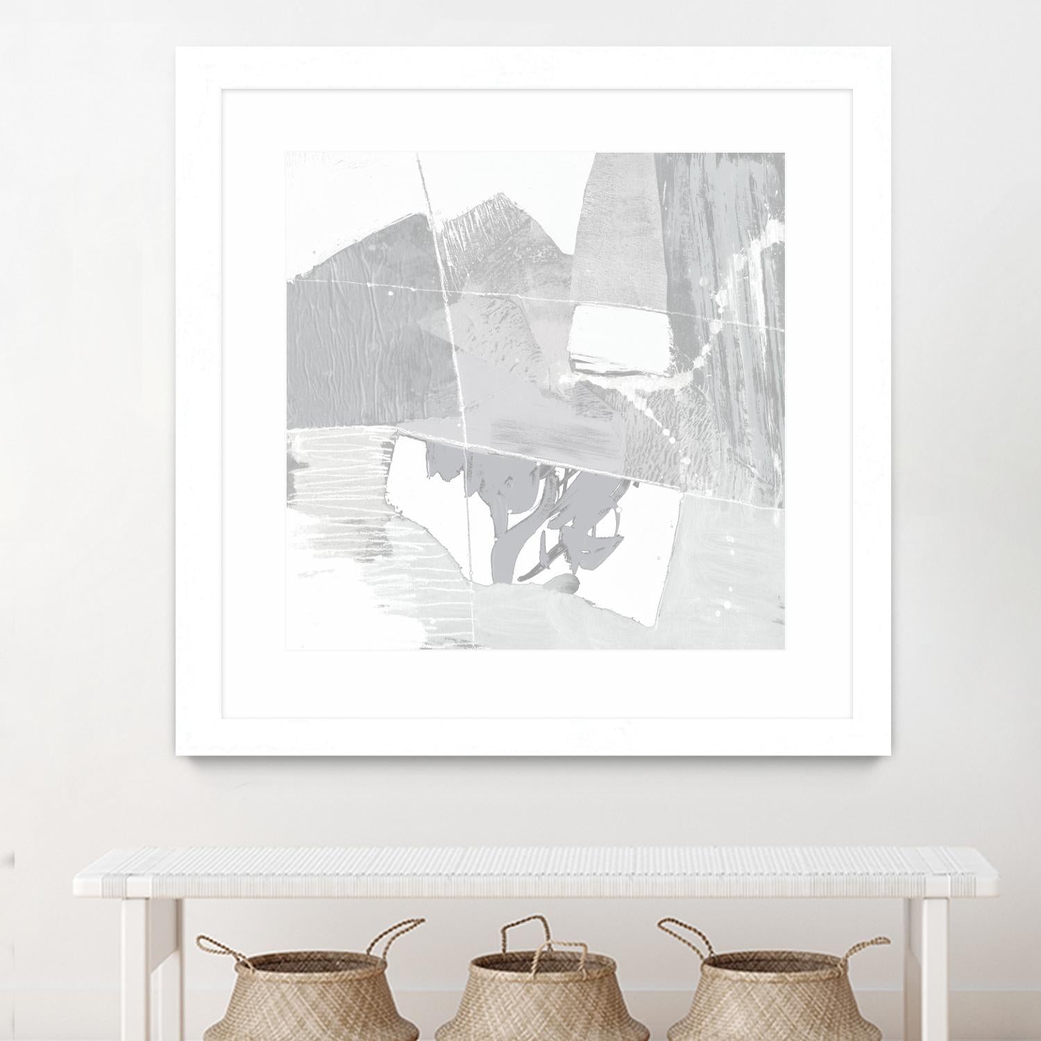 Composition Neutral II by Jennifer Goldberger on GIANT ART - white abstract abstract