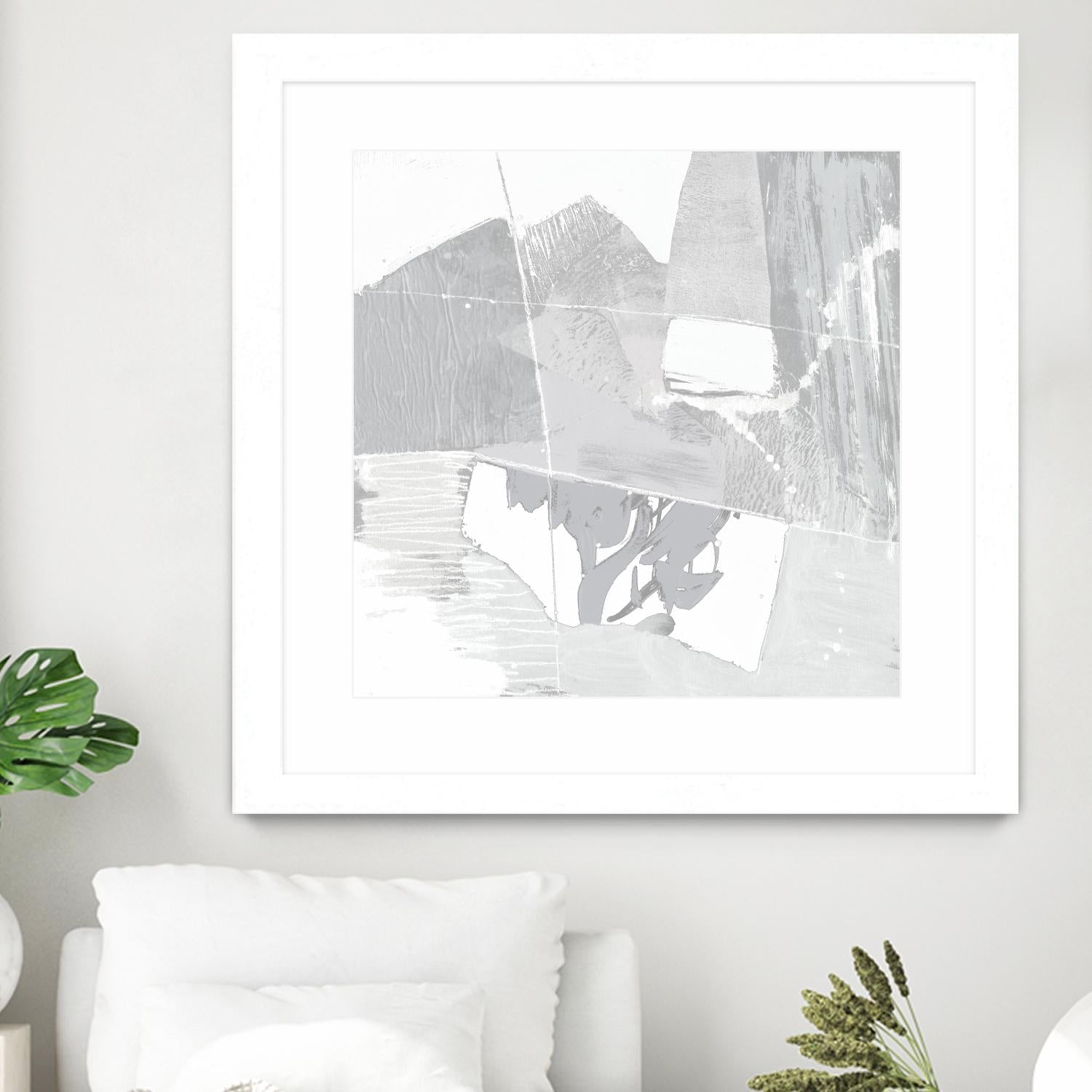 Composition Neutral II by Jennifer Goldberger on GIANT ART - white abstract abstract
