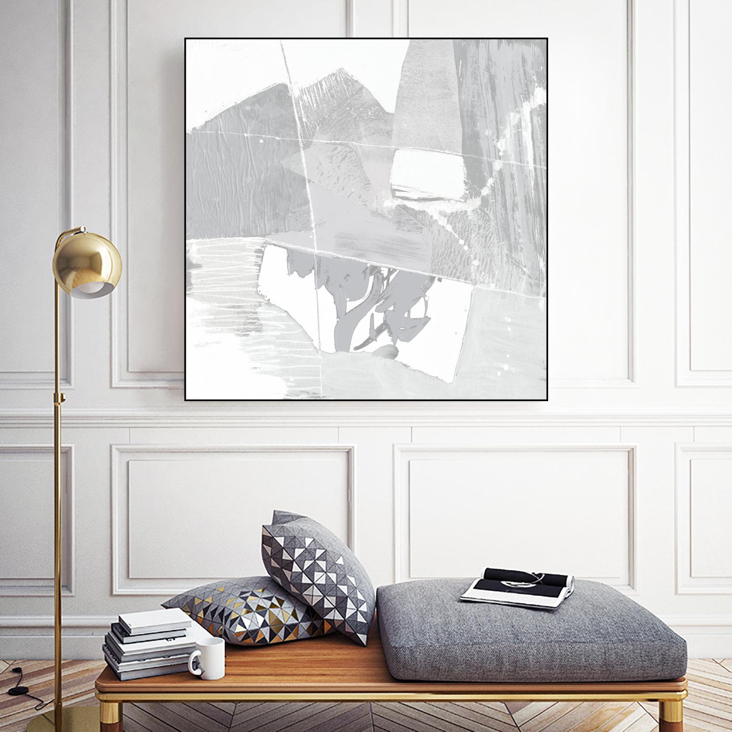 Composition Neutral II by Jennifer Goldberger on GIANT ART - white abstract abstract