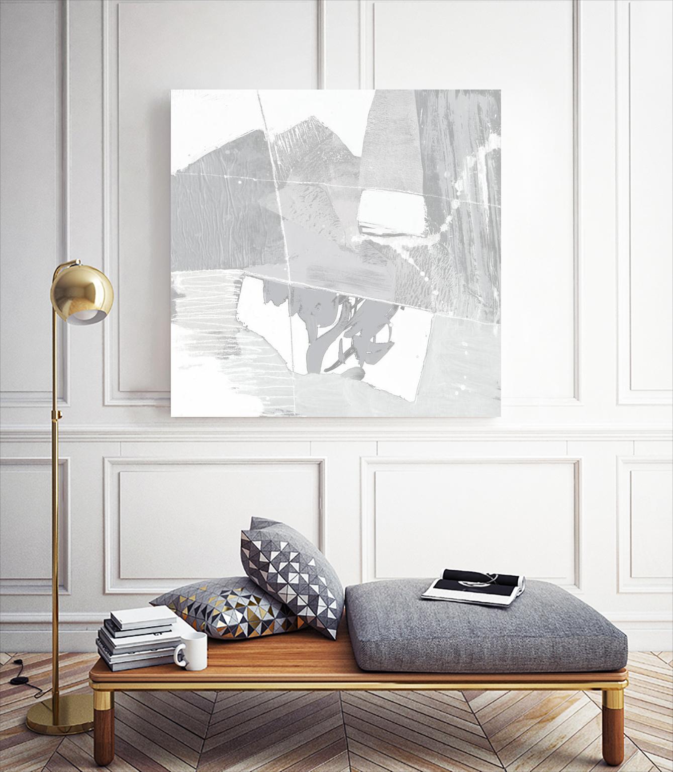 Composition Neutral II by Jennifer Goldberger on GIANT ART - white abstract abstract