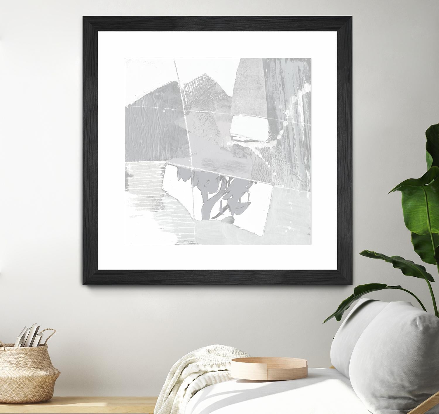 Composition Neutral II by Jennifer Goldberger on GIANT ART - white abstract abstract