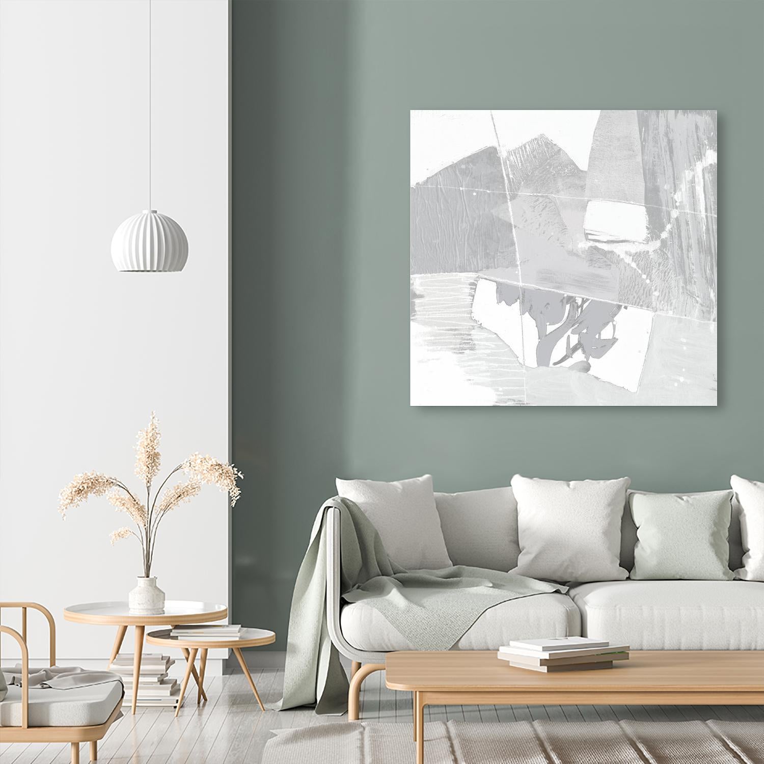 Composition Neutral II by Jennifer Goldberger on GIANT ART - white abstract abstract