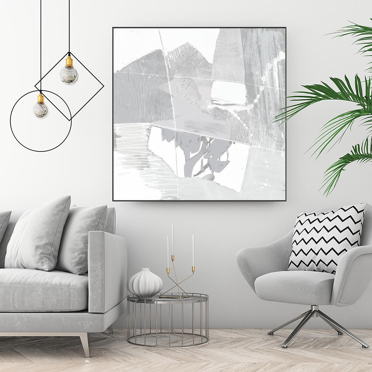 Composition Neutral II by Jennifer Goldberger on GIANT ART - white abstract abstract