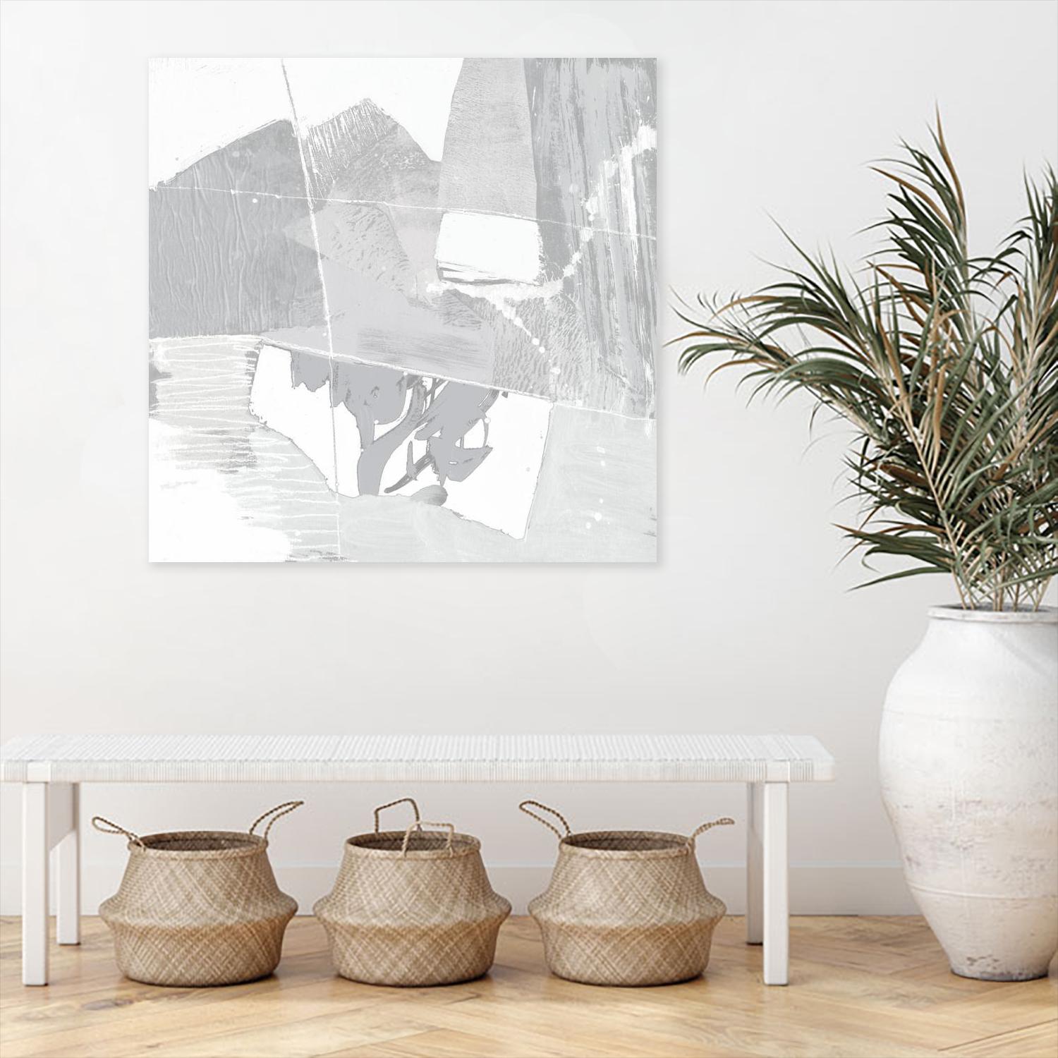 Composition Neutral II by Jennifer Goldberger on GIANT ART - white abstract abstract