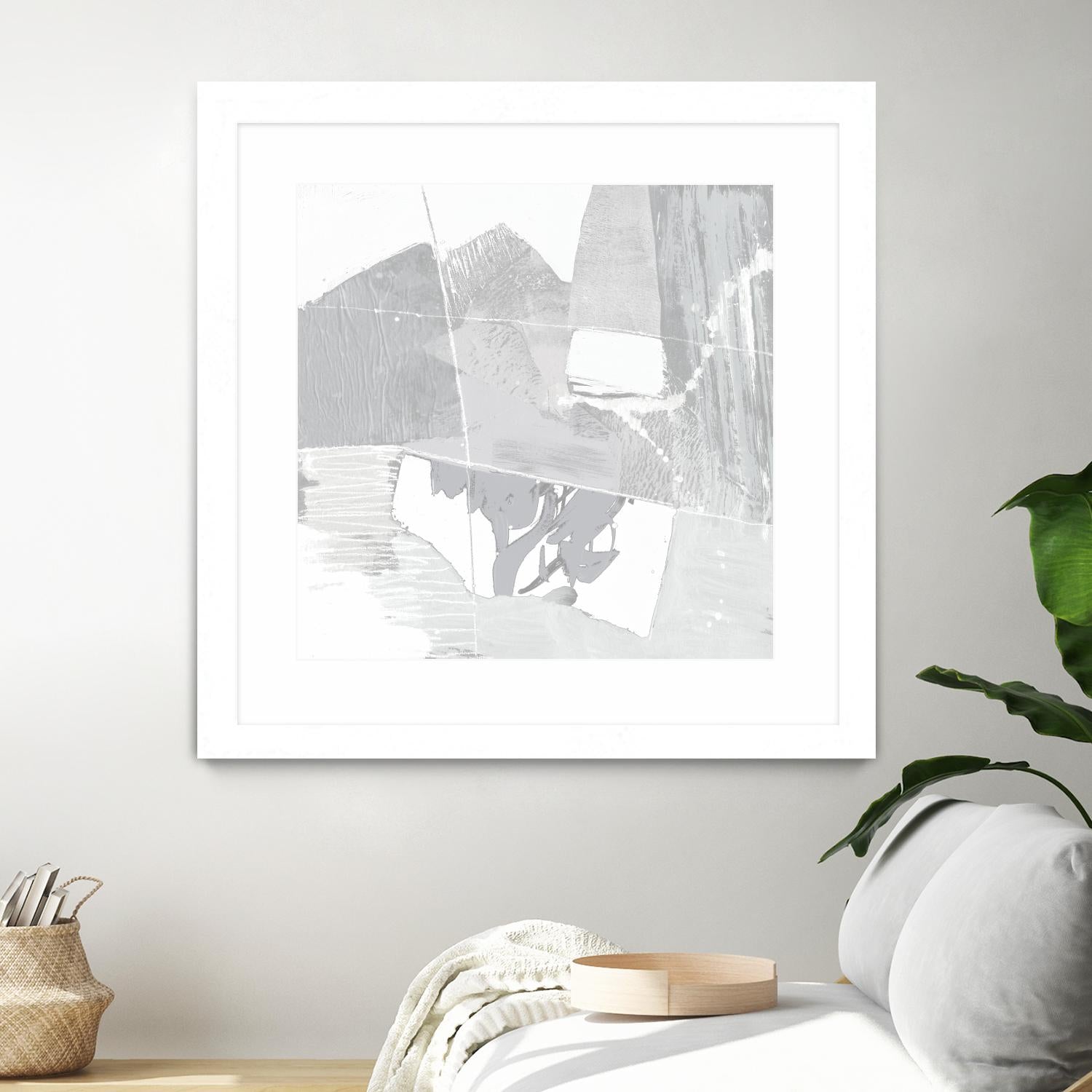 Composition Neutral II by Jennifer Goldberger on GIANT ART - white abstract abstract