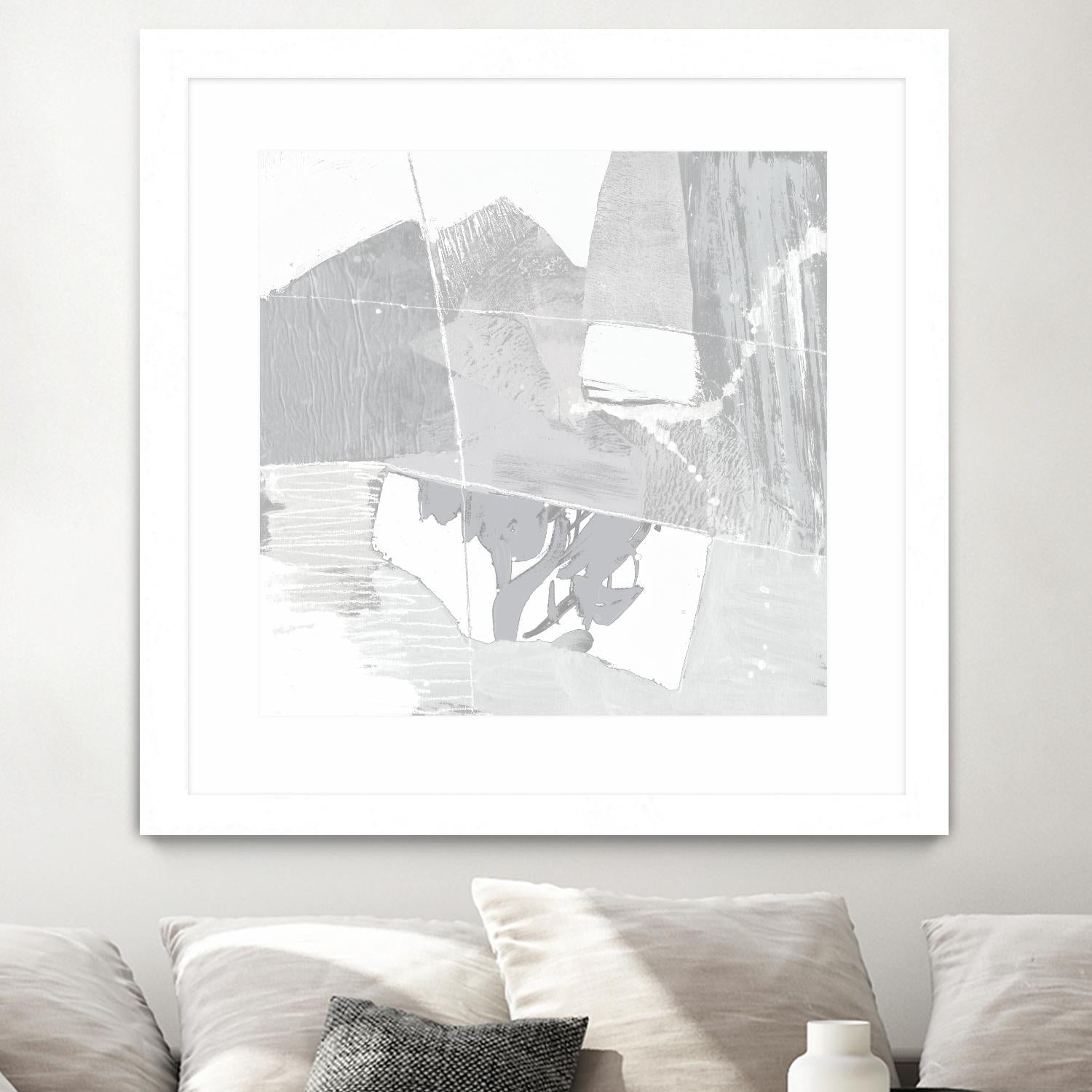 Composition Neutral II by Jennifer Goldberger on GIANT ART - white abstract abstract