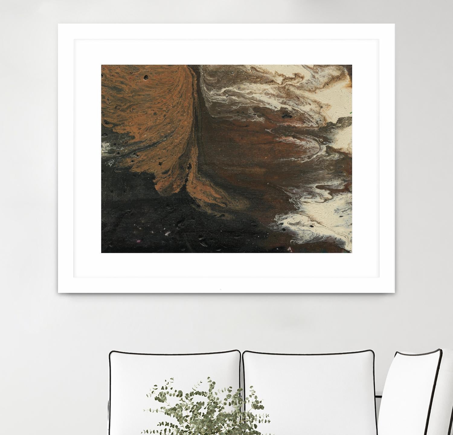 Dark Flow III by Regina Moore on GIANT ART - white abstract abstract