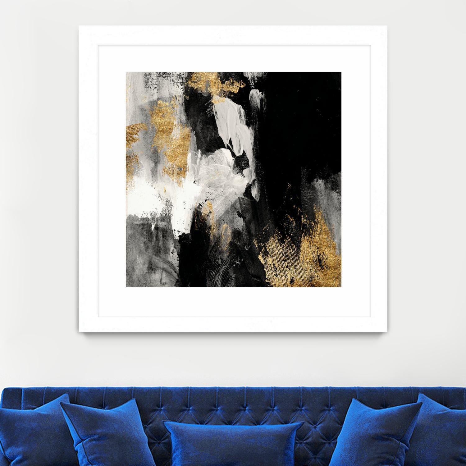 Neutral Gold Collage III by Victoria Borges on GIANT ART - grey abstract abstract