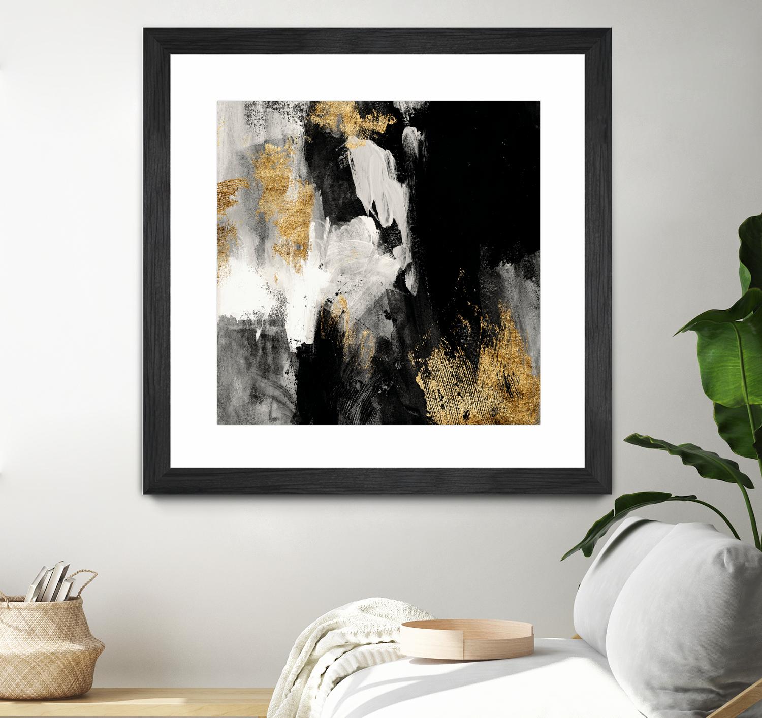 Neutral Gold Collage III by Victoria Borges on GIANT ART - grey abstract abstract