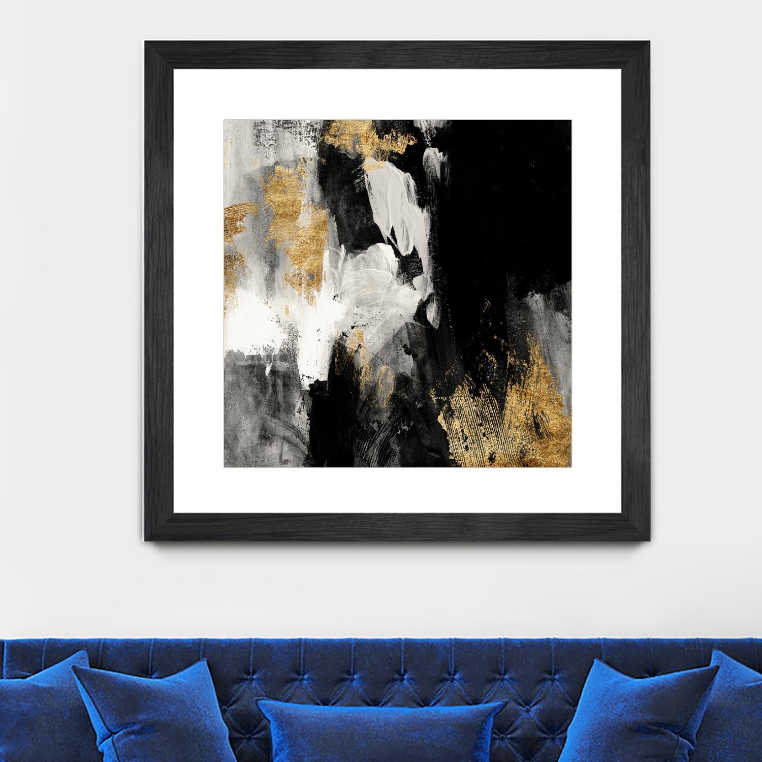 Neutral Gold Collage III by Victoria Borges on GIANT ART - grey abstract abstract