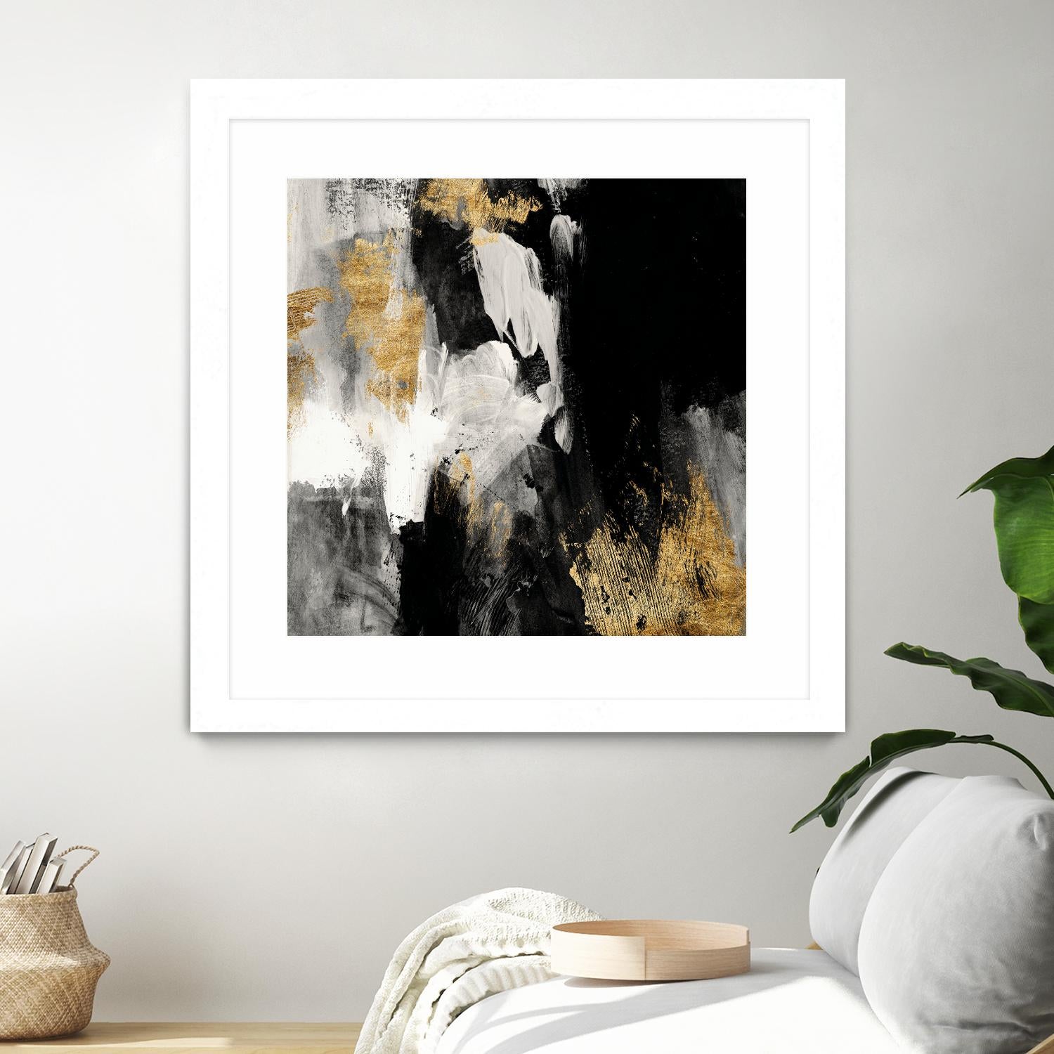 Neutral Gold Collage III by Victoria Borges on GIANT ART - grey abstract abstract