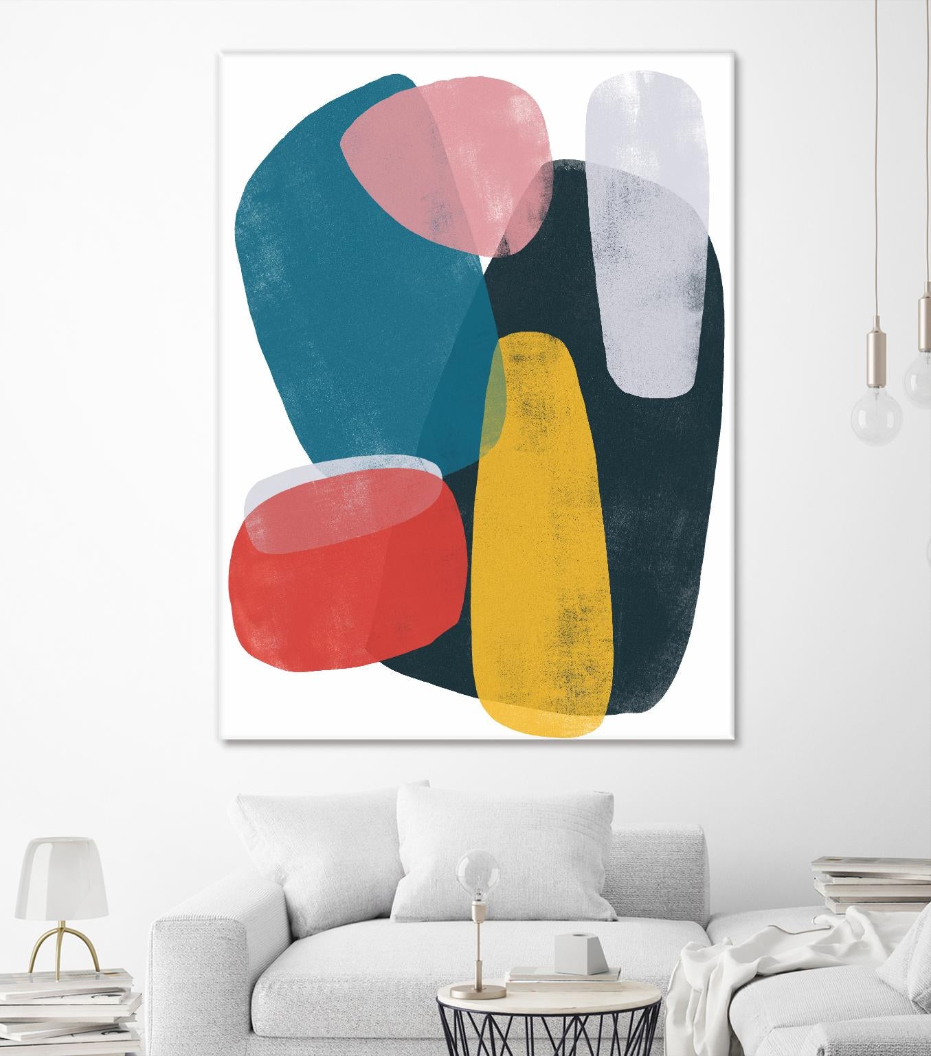 Orbital Fixture II by June Vess on GIANT ART - red abstract abstract