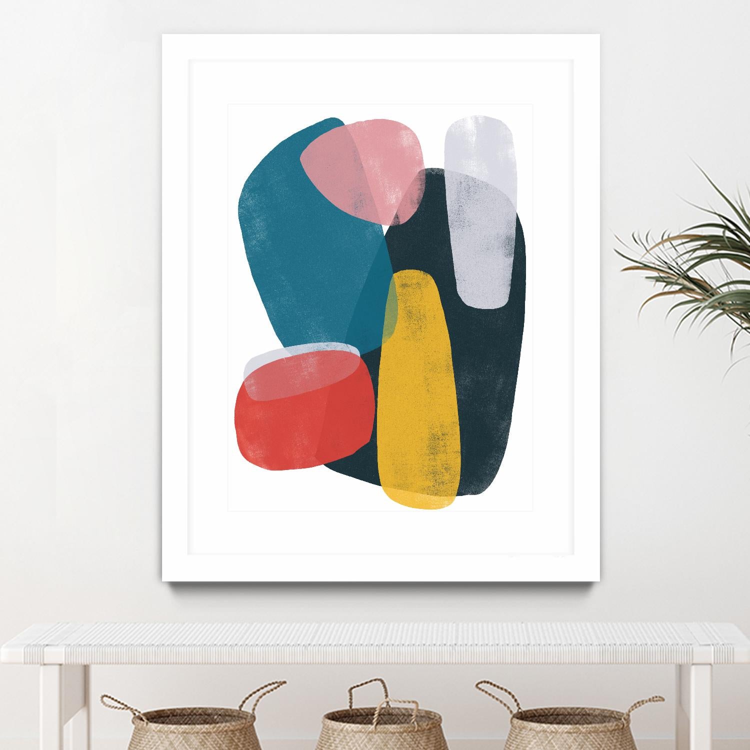 Orbital Fixture II by June Vess on GIANT ART - red abstract abstract