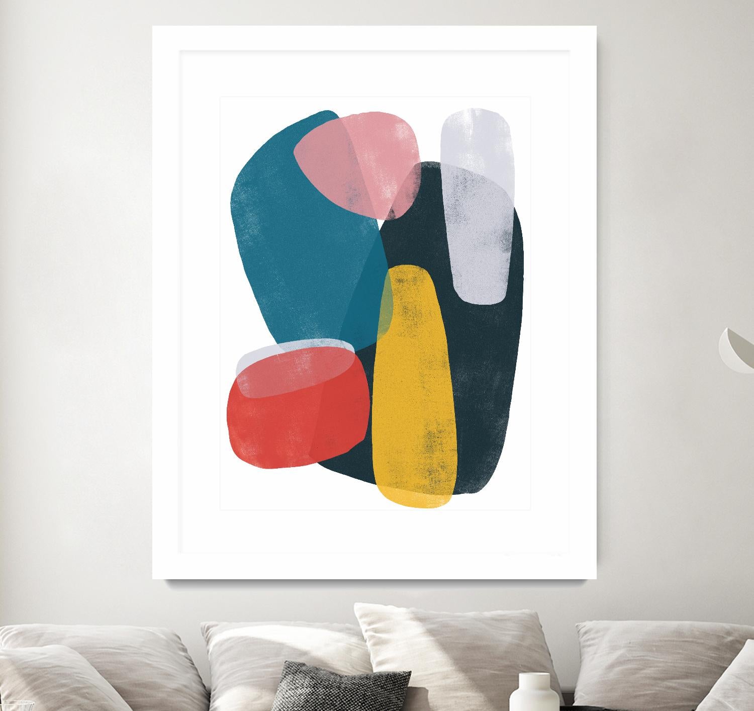 Orbital Fixture II by June Vess on GIANT ART - red abstract abstract