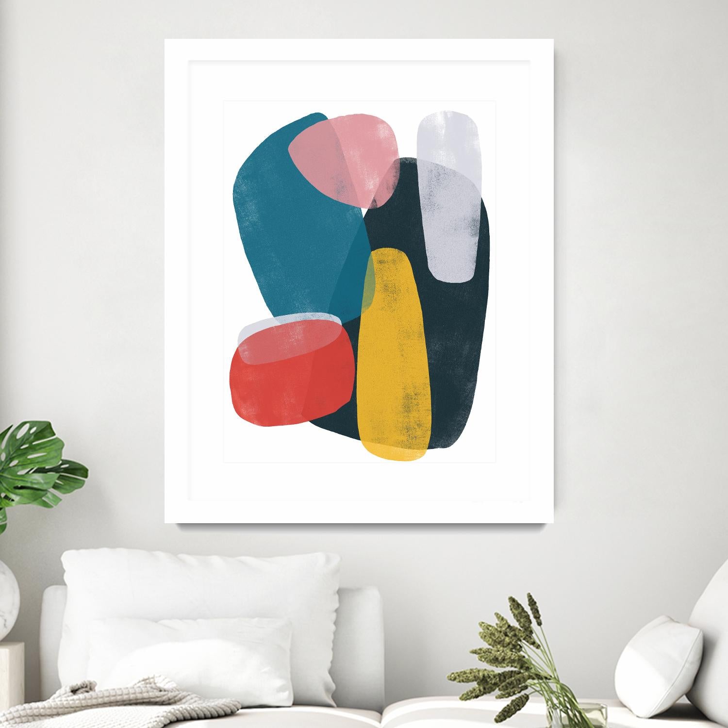 Orbital Fixture II by June Vess on GIANT ART - red abstract abstract