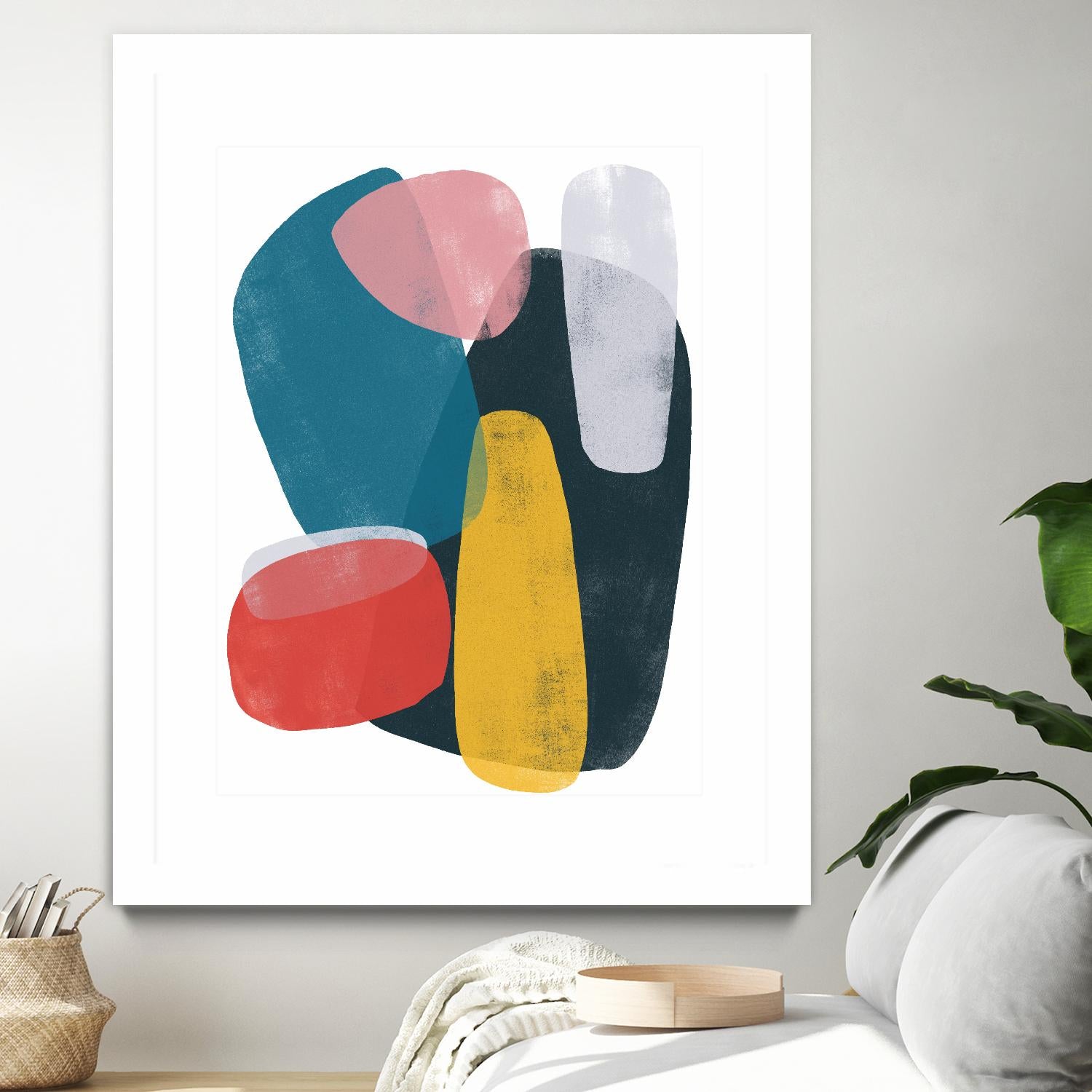 Orbital Fixture II by June Vess on GIANT ART - red abstract abstract