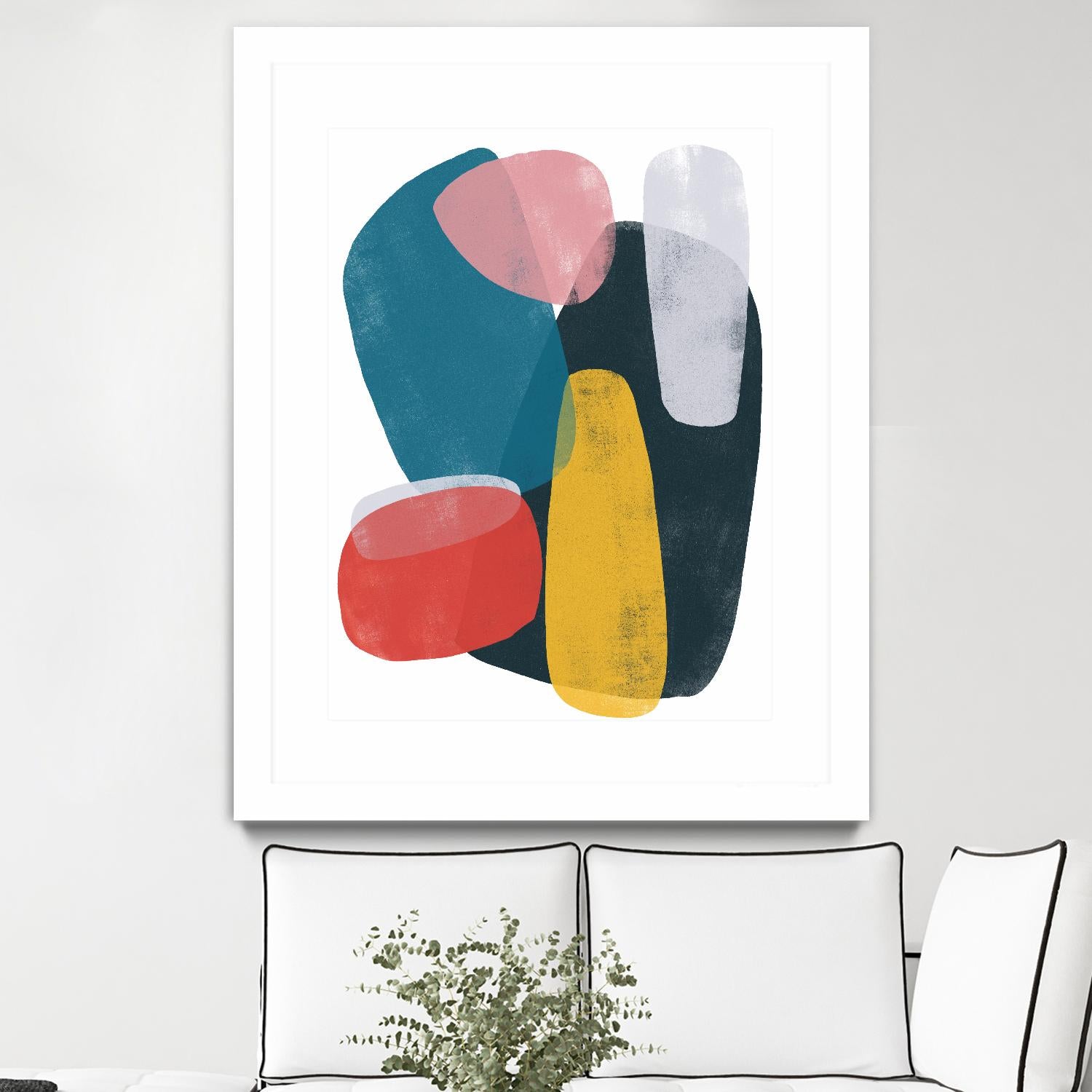 Orbital Fixture II by June Vess on GIANT ART - red abstract abstract