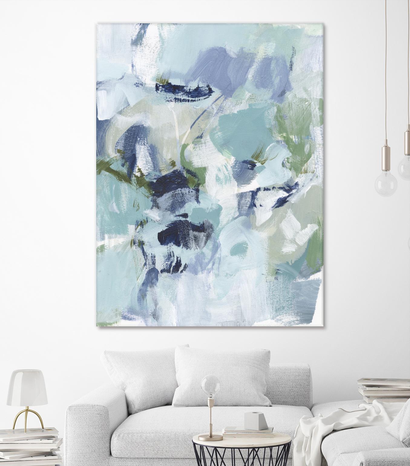Azure Abstract I by Christina Long on GIANT ART - beige abstract abstract