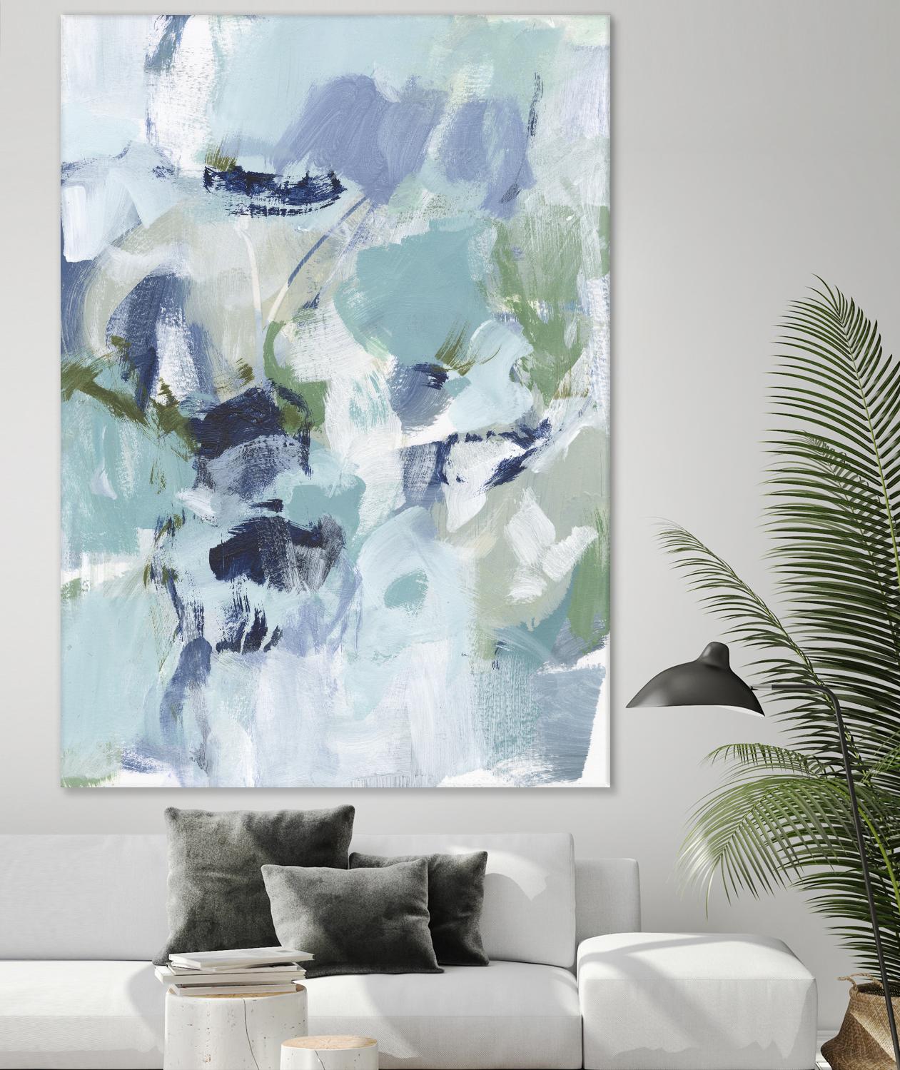 Azure Abstract I by Christina Long on GIANT ART - beige abstract abstract