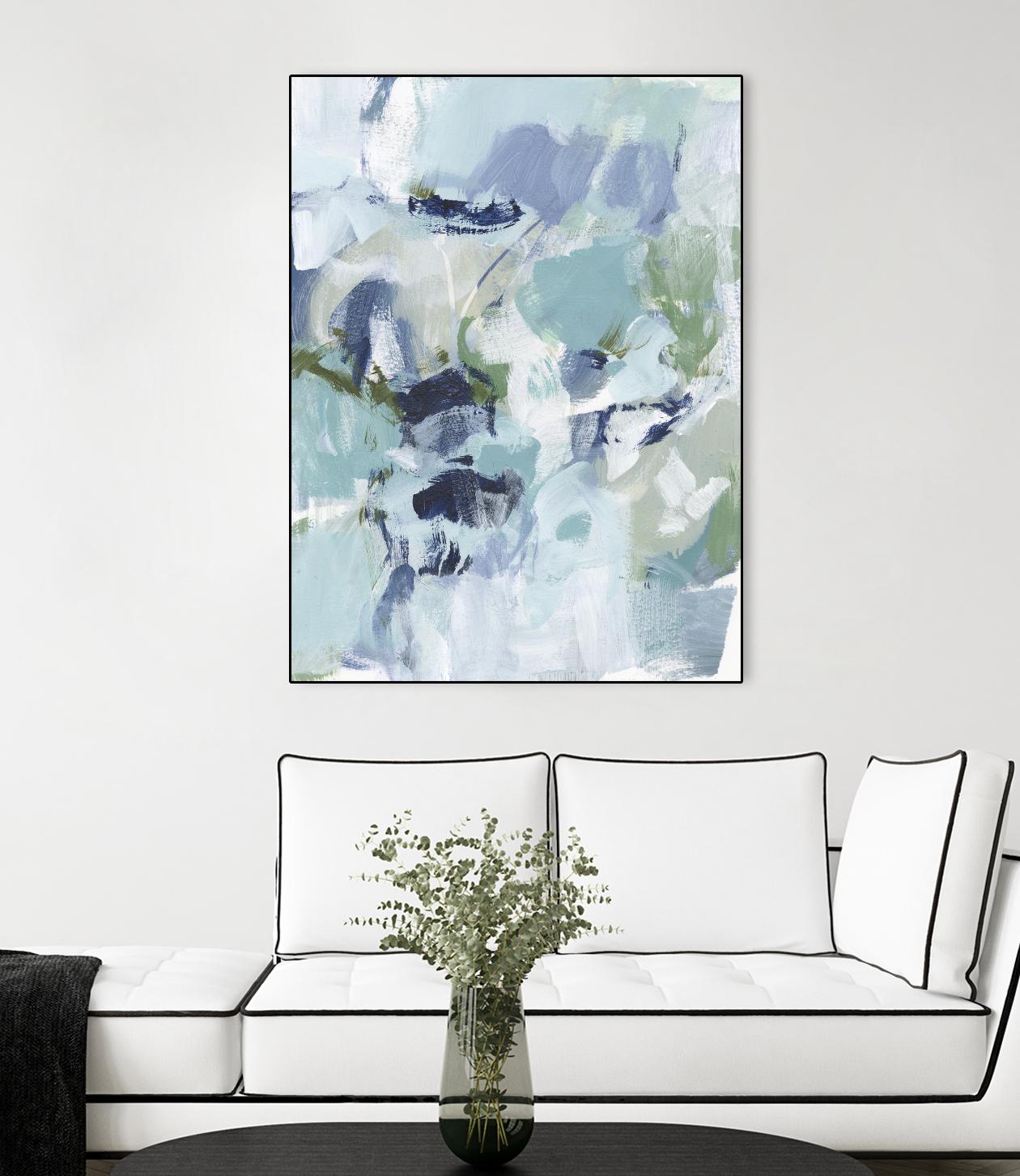 Azure Abstract I by Christina Long on GIANT ART - beige abstract abstract