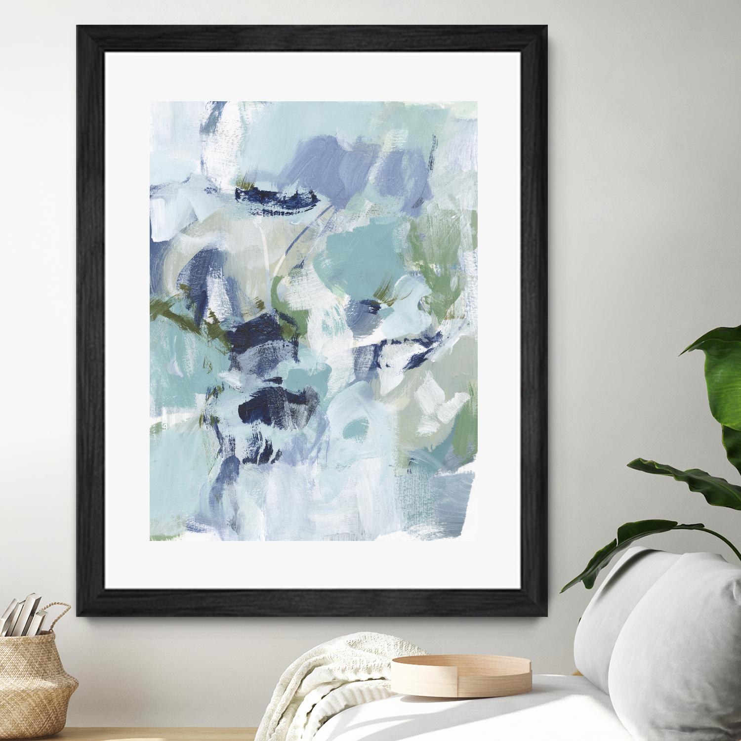 Azure Abstract I by Christina Long on GIANT ART - beige abstract abstract