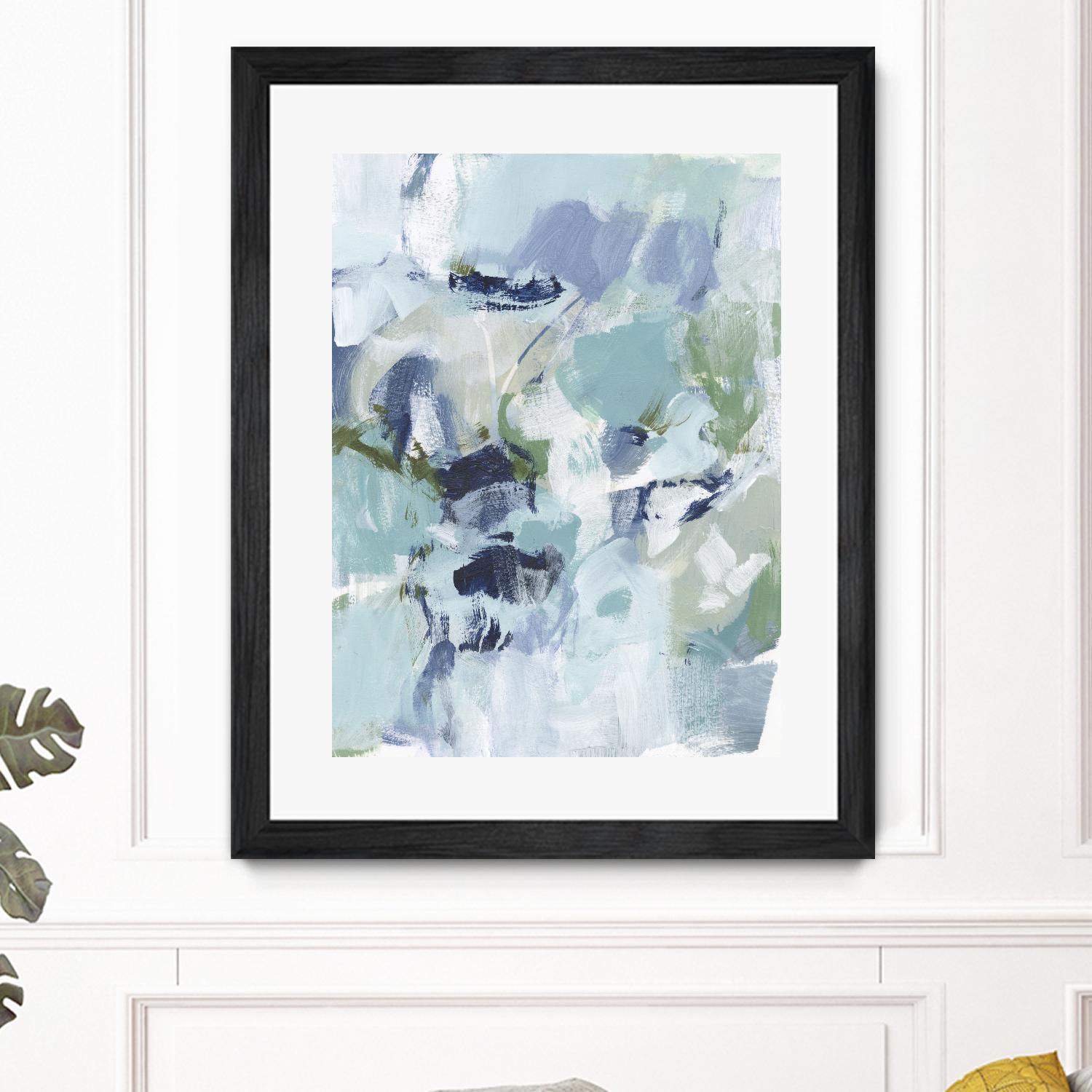 Azure Abstract I by Christina Long on GIANT ART - beige abstract abstract