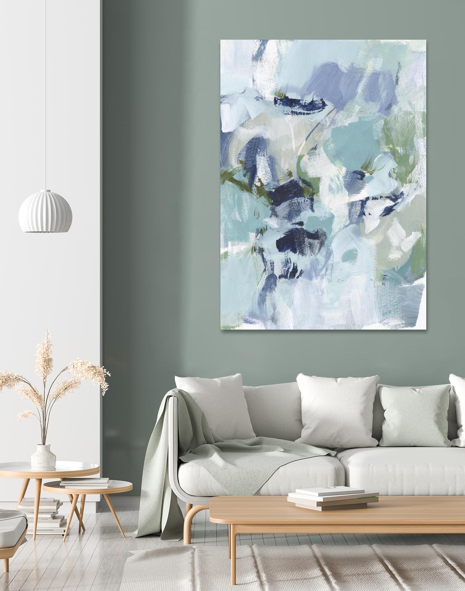 Azure Abstract I by Christina Long on GIANT ART - beige abstract abstract