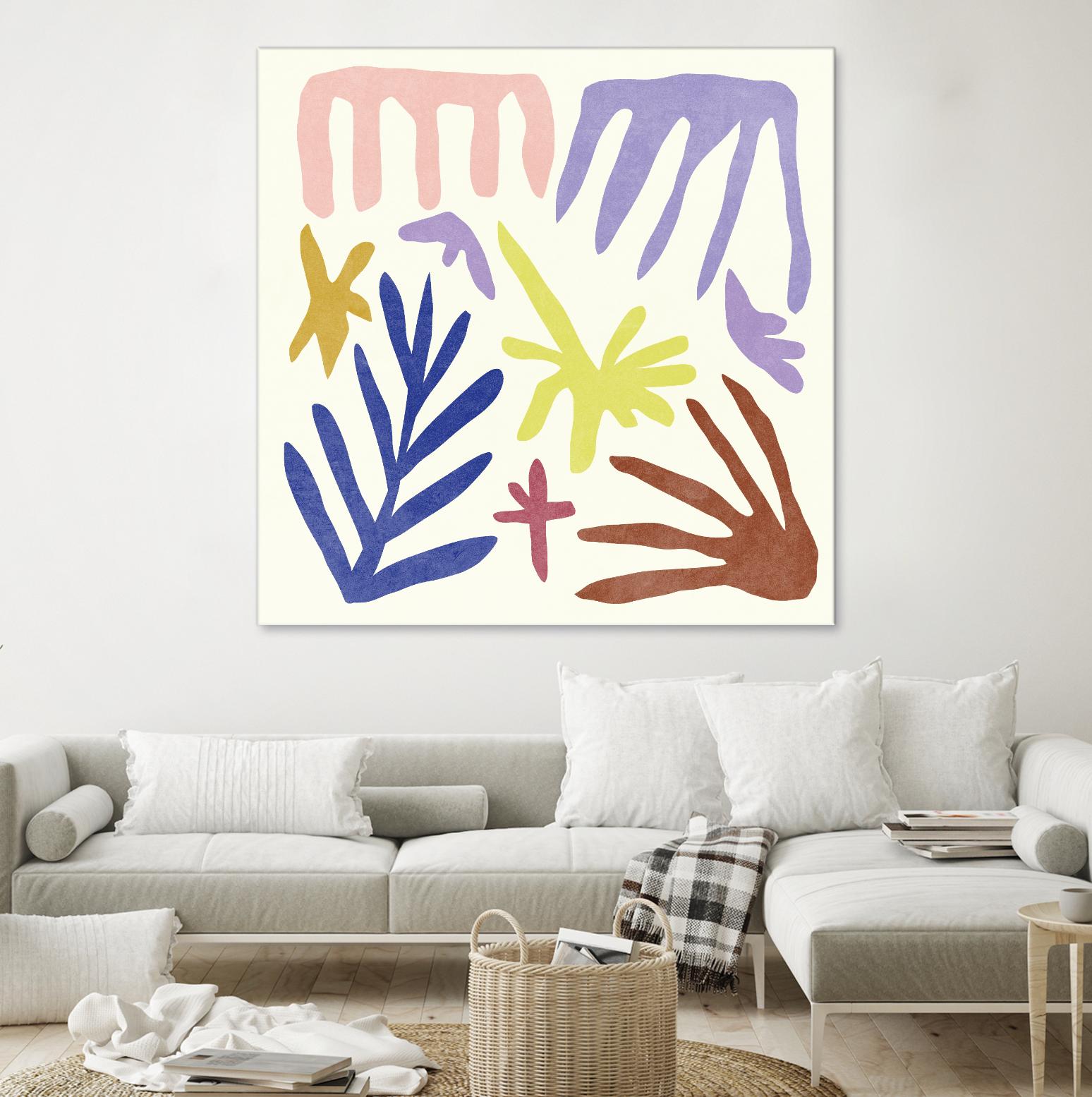 Coral Construction II by Melissa Wang on GIANT ART - pink abstract abstract