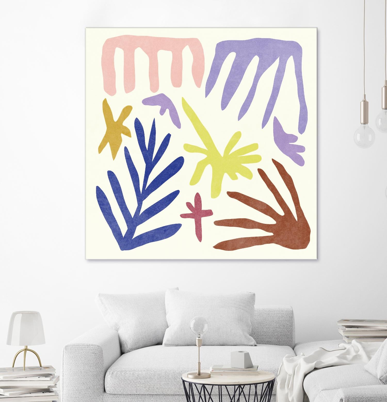 Coral Construction II by Melissa Wang on GIANT ART - pink abstract abstract