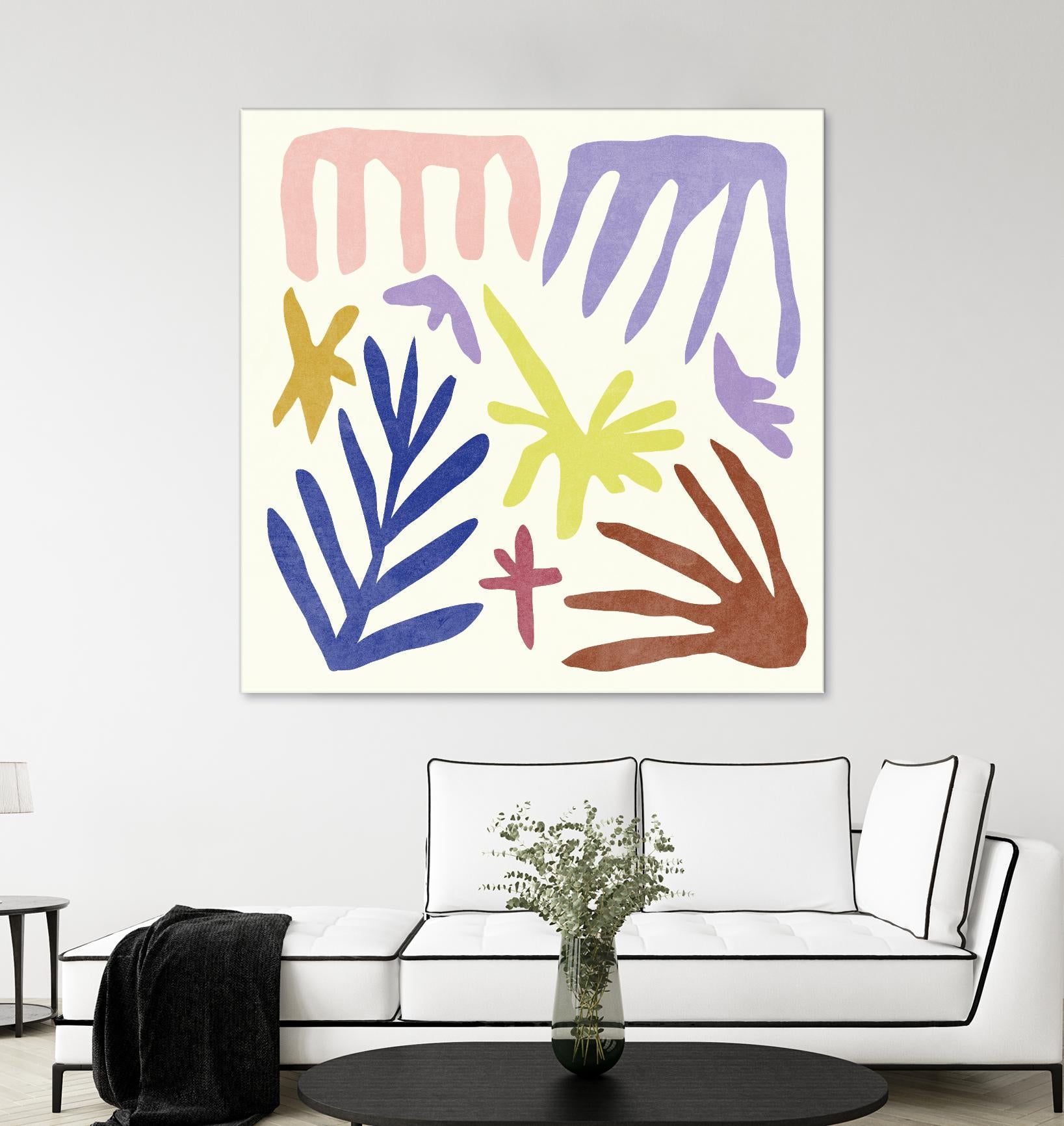 Coral Construction II by Melissa Wang on GIANT ART - pink abstract abstract